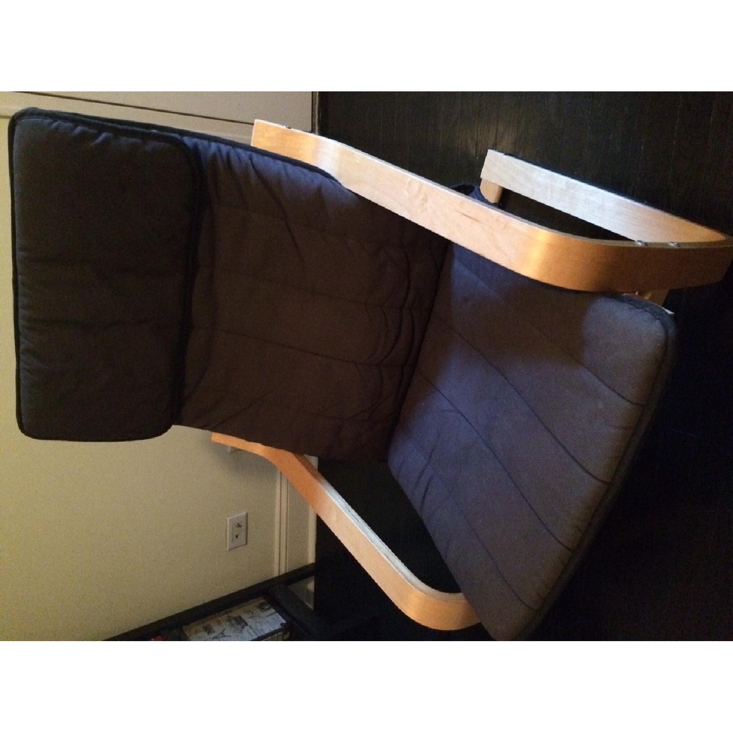 Ikea Black Wooden Chair - image-1