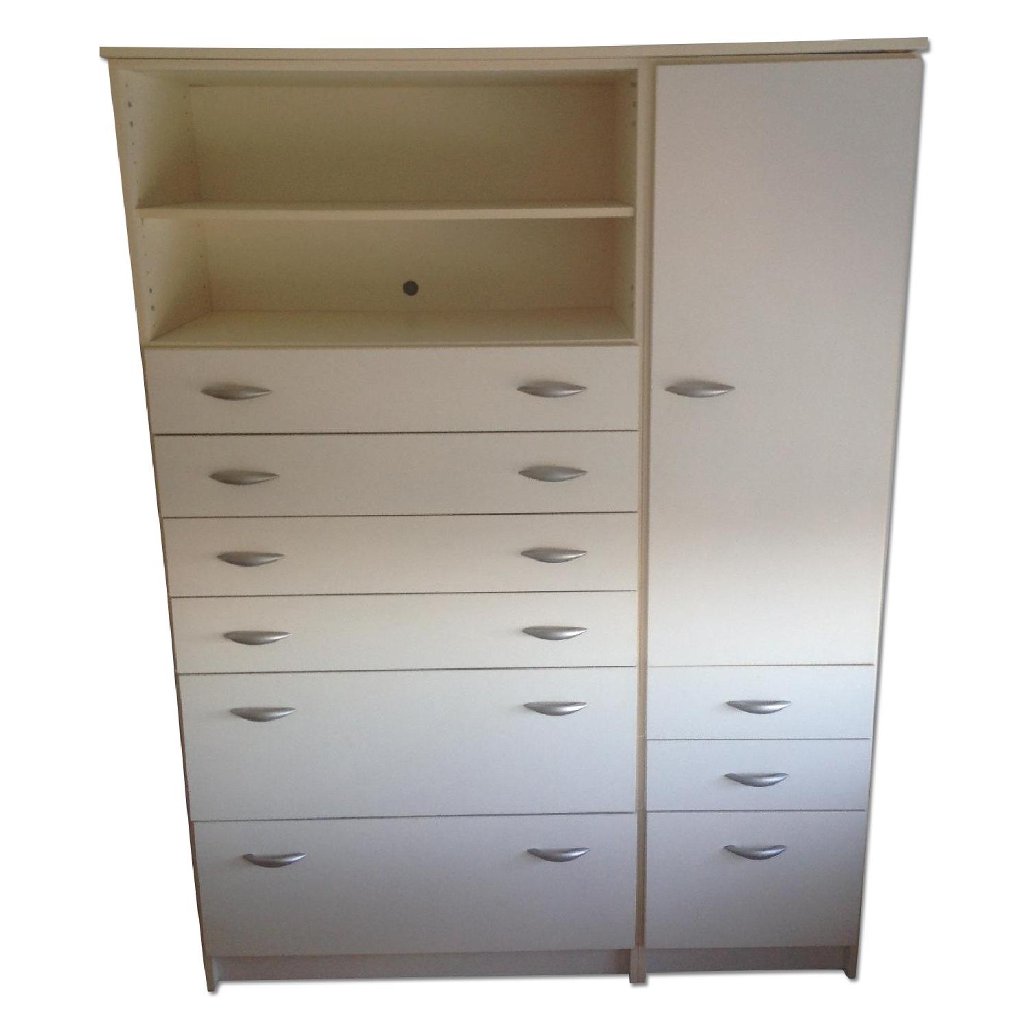 Techline Dresser w/ Shelves - image-0