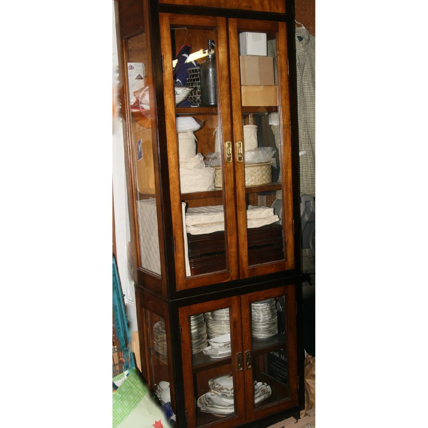 Antique Curio Display Cabinet - image-1