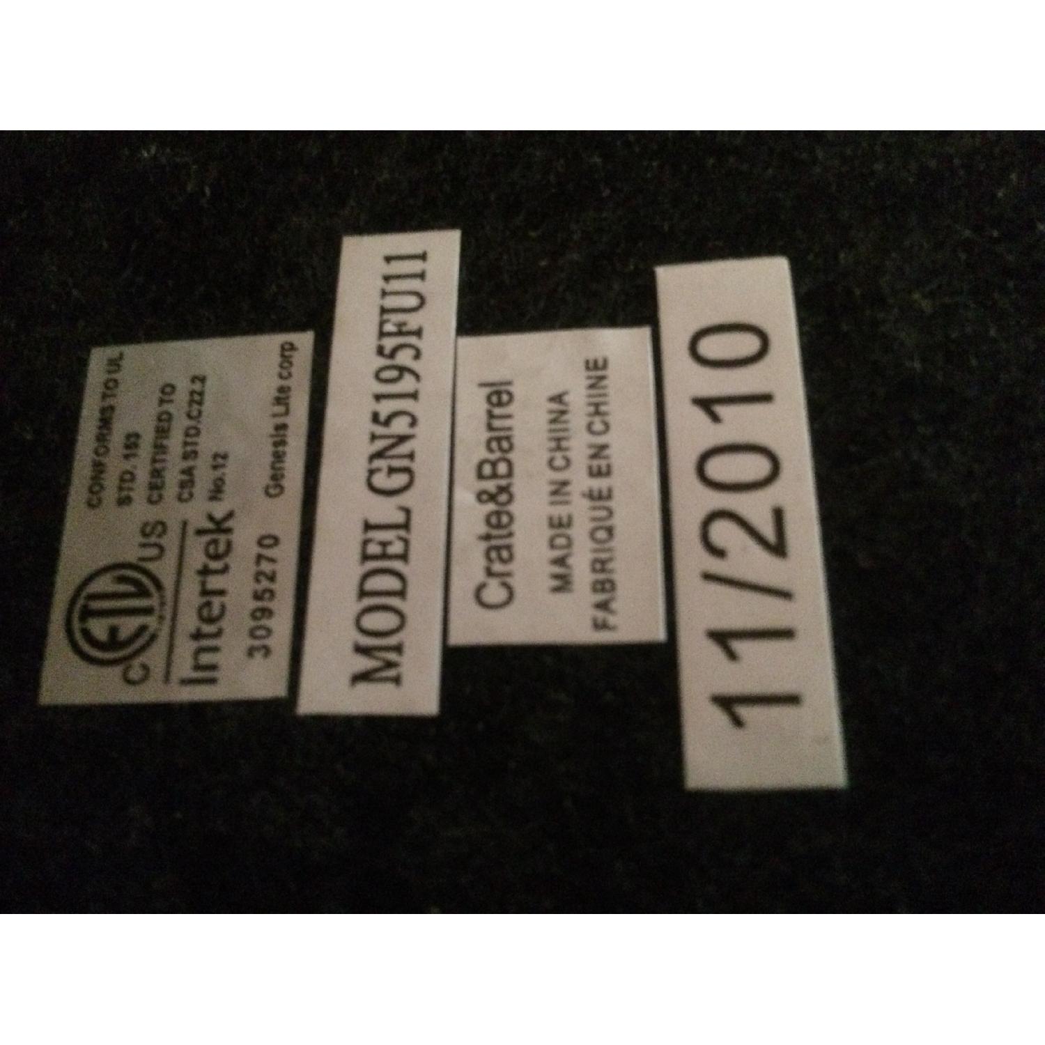 Crate & Barrel Meryl Arc Floor Lamp - image-1