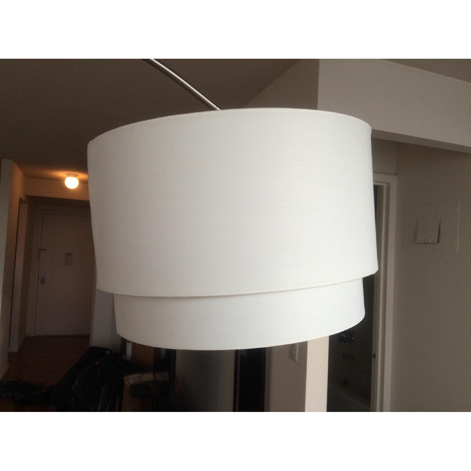 Crate & Barrel Meryl Arc Floor Lamp - image-3