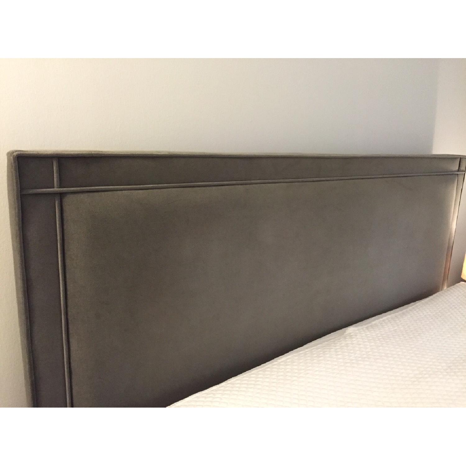 Crate & Barrel King Size Headboard AptDeco