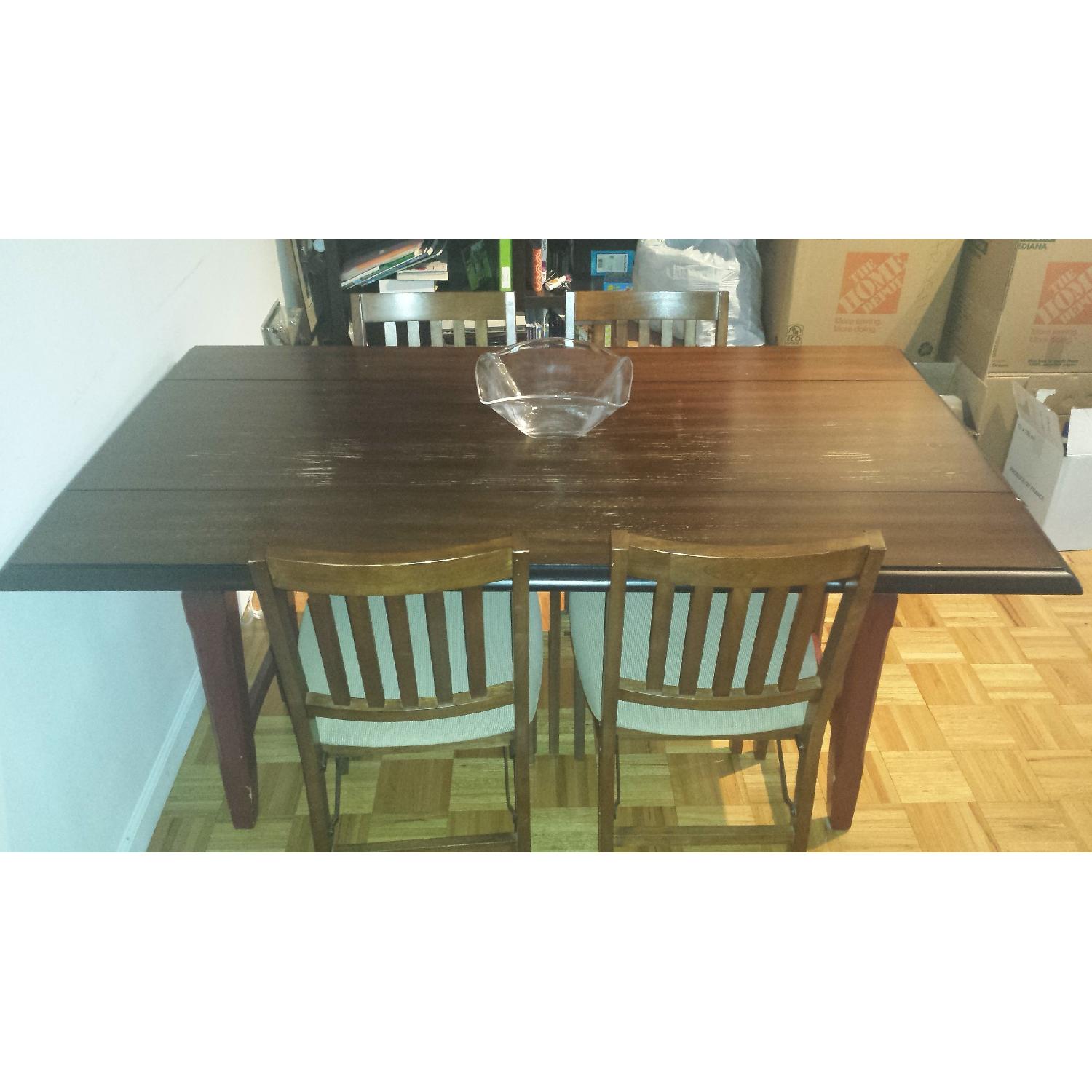 Pier 1 Drop Leaf Dining Table AptDeco