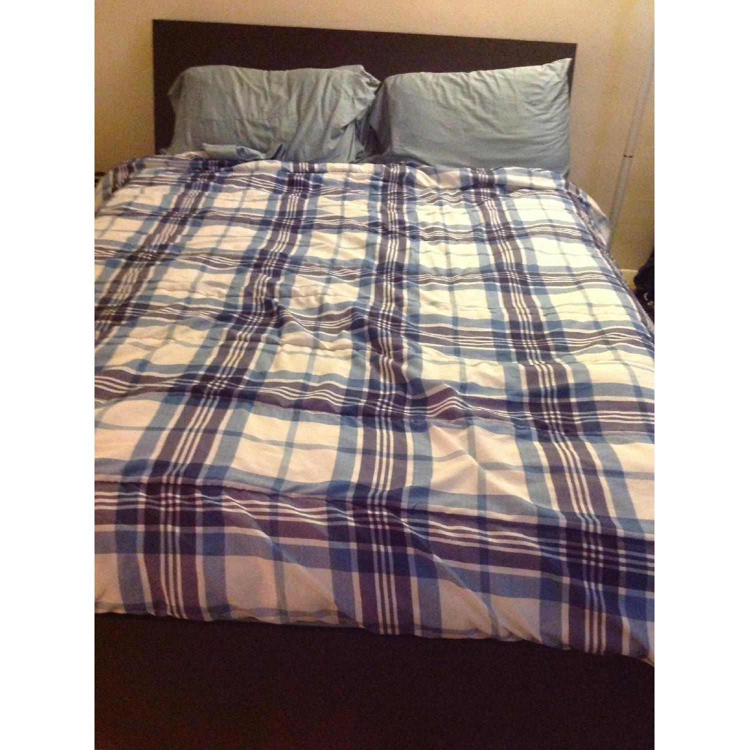 Ikea Queen Size Bed Frame w/ Storage - image-1