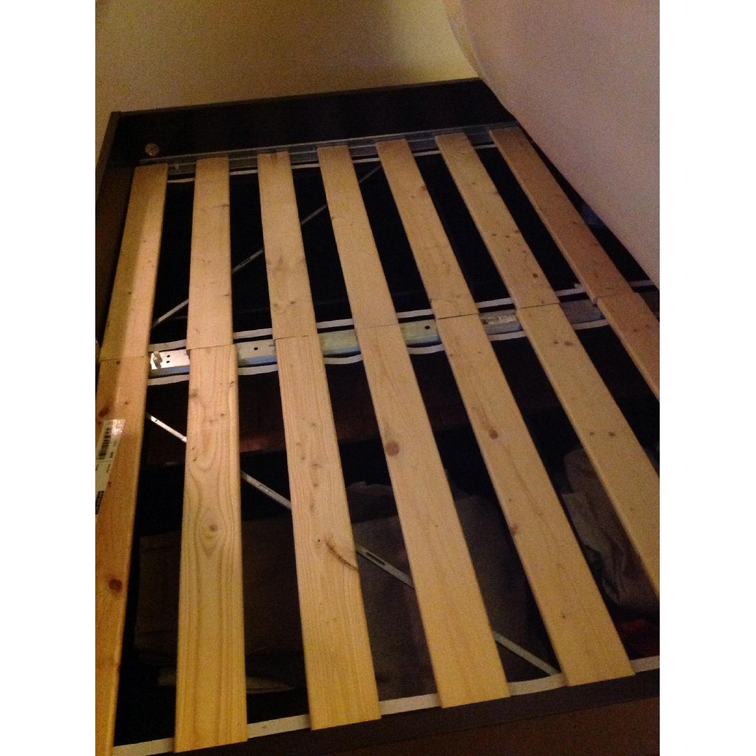 Ikea Queen Size Bed Frame w/ Storage - image-4