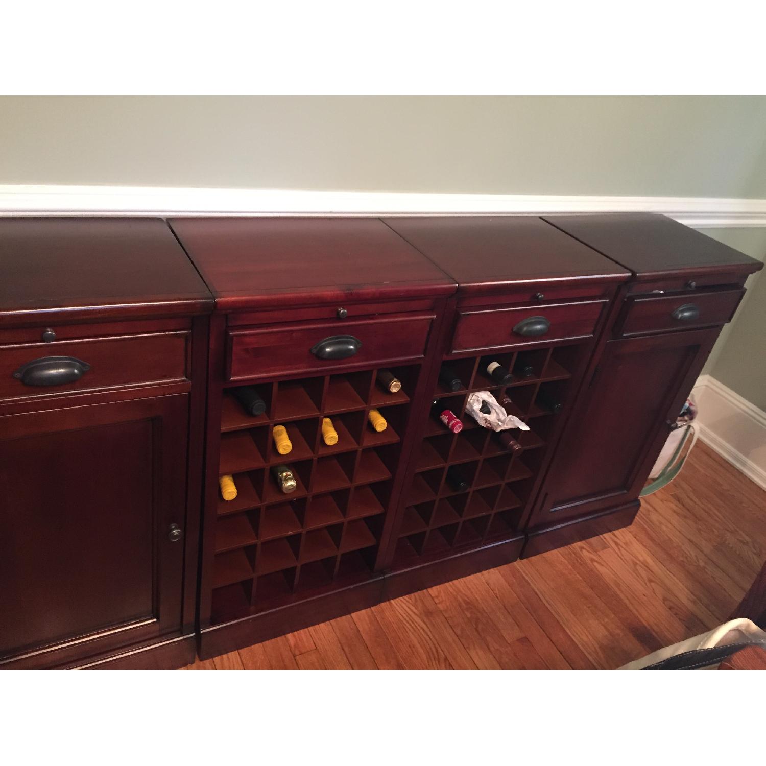 Pottery Barn Buffet w/ Wine Storage - image-2
