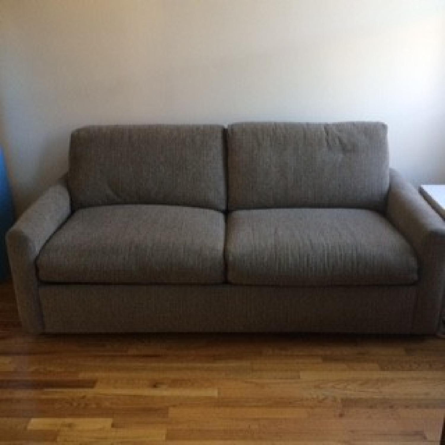 Natural Tweed Sofa Bed - image-1