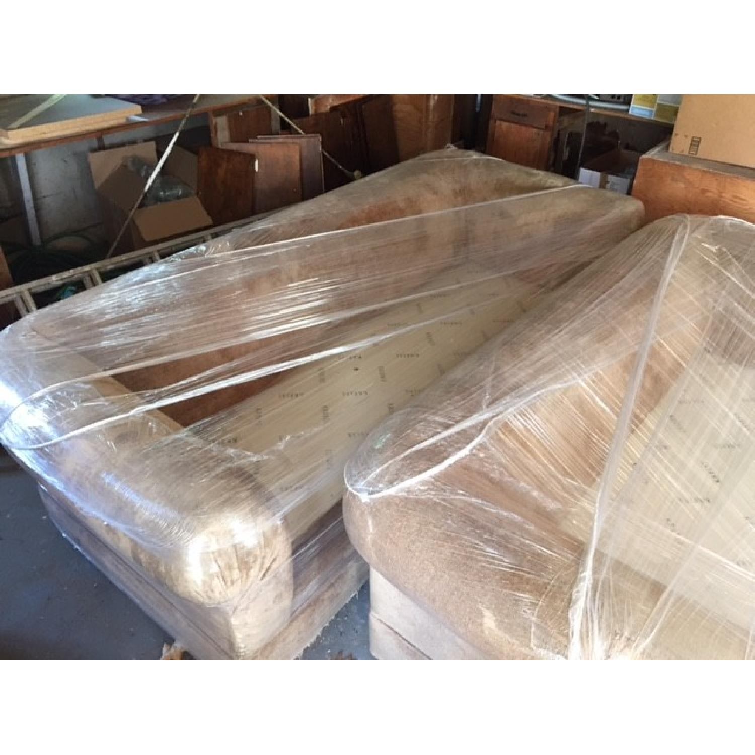 Kreiss 3 Seater Sofas - Pair - image-1