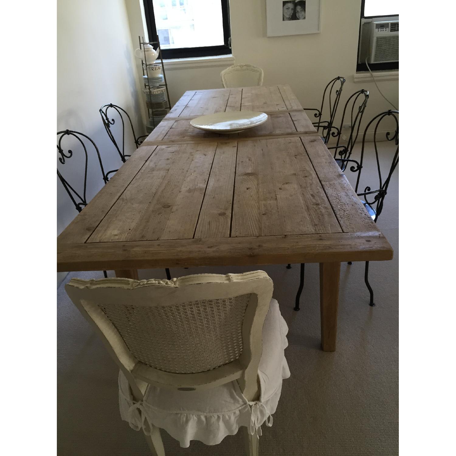 Restoration Hardware Reclaimed Wood Dining Table - image-2