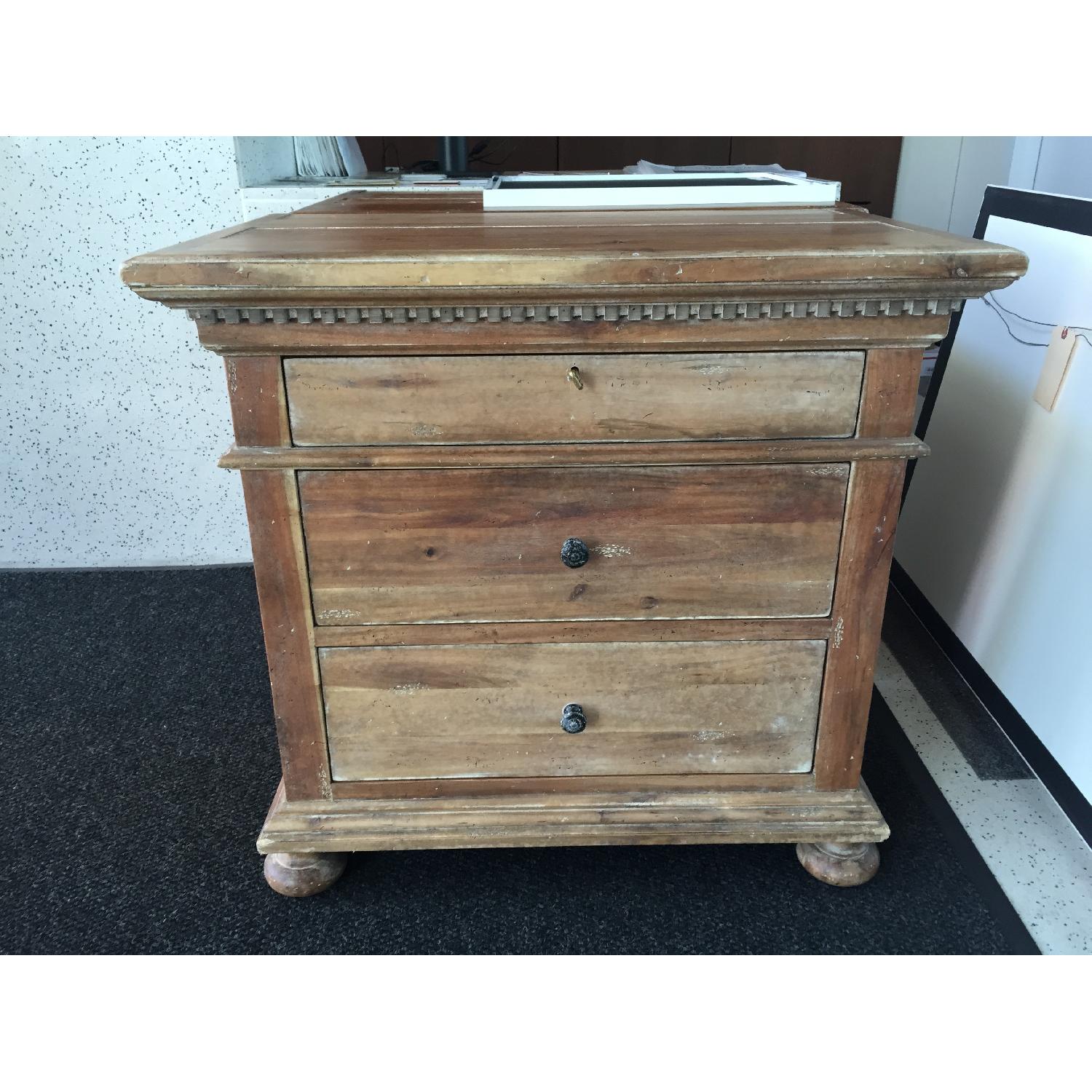 Restoration Hardware St. James Closed Nightstand - image-1