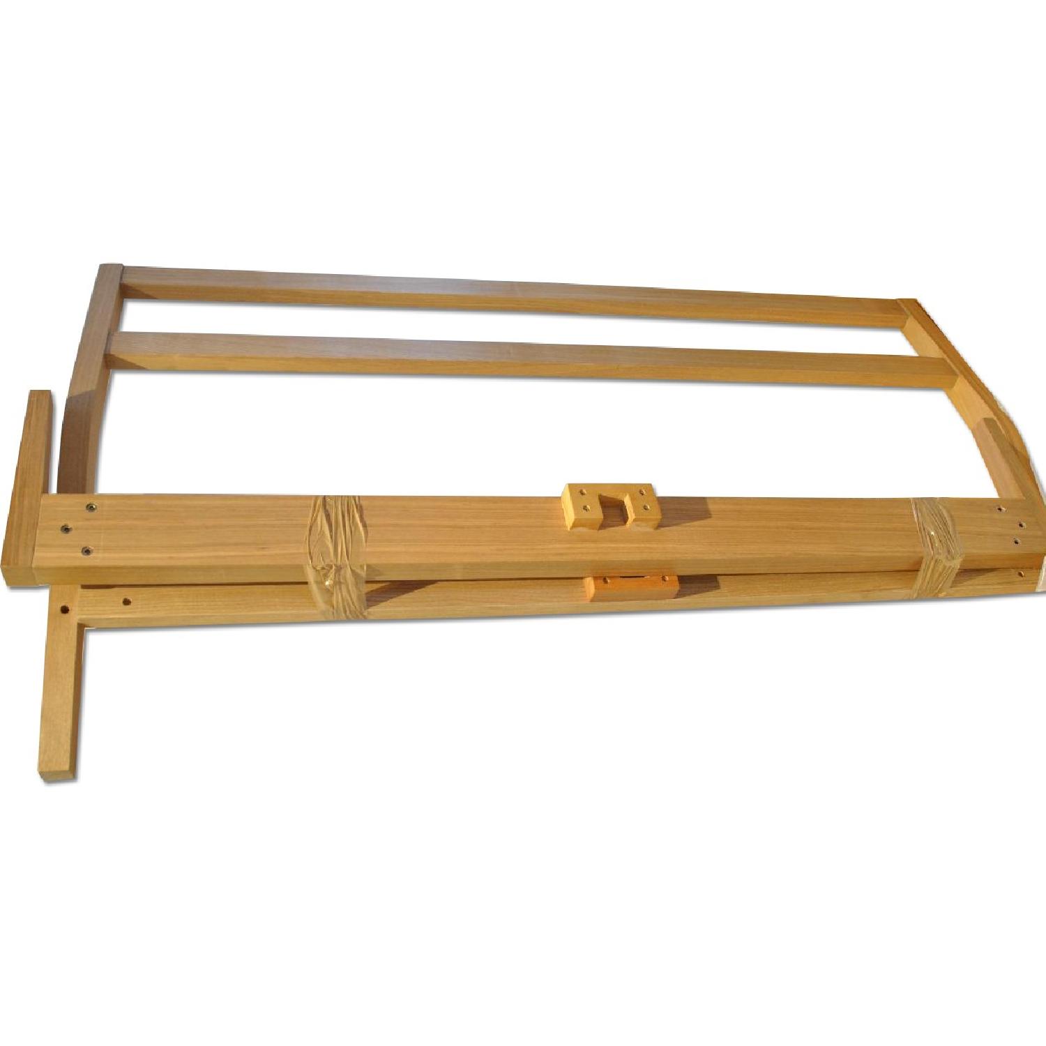 Muji Bentwood Ash Double Bed Frame AptDeco