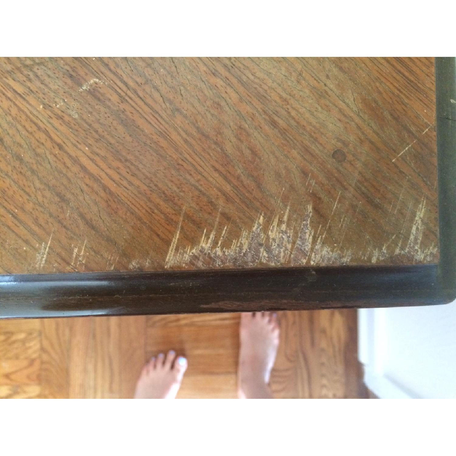 Antique Library Table - image-6