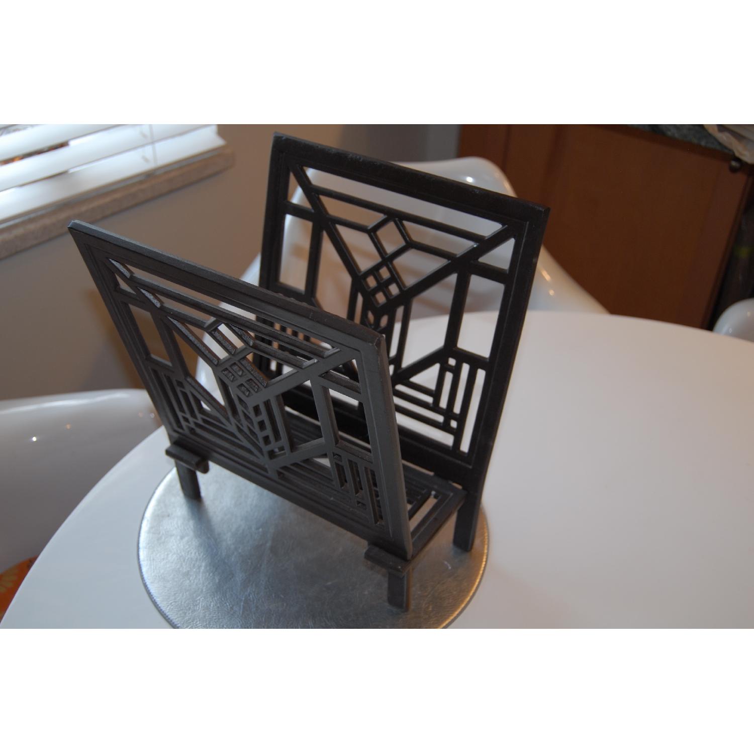 Wrought Iron Decorative Magazine Holder - image-3
