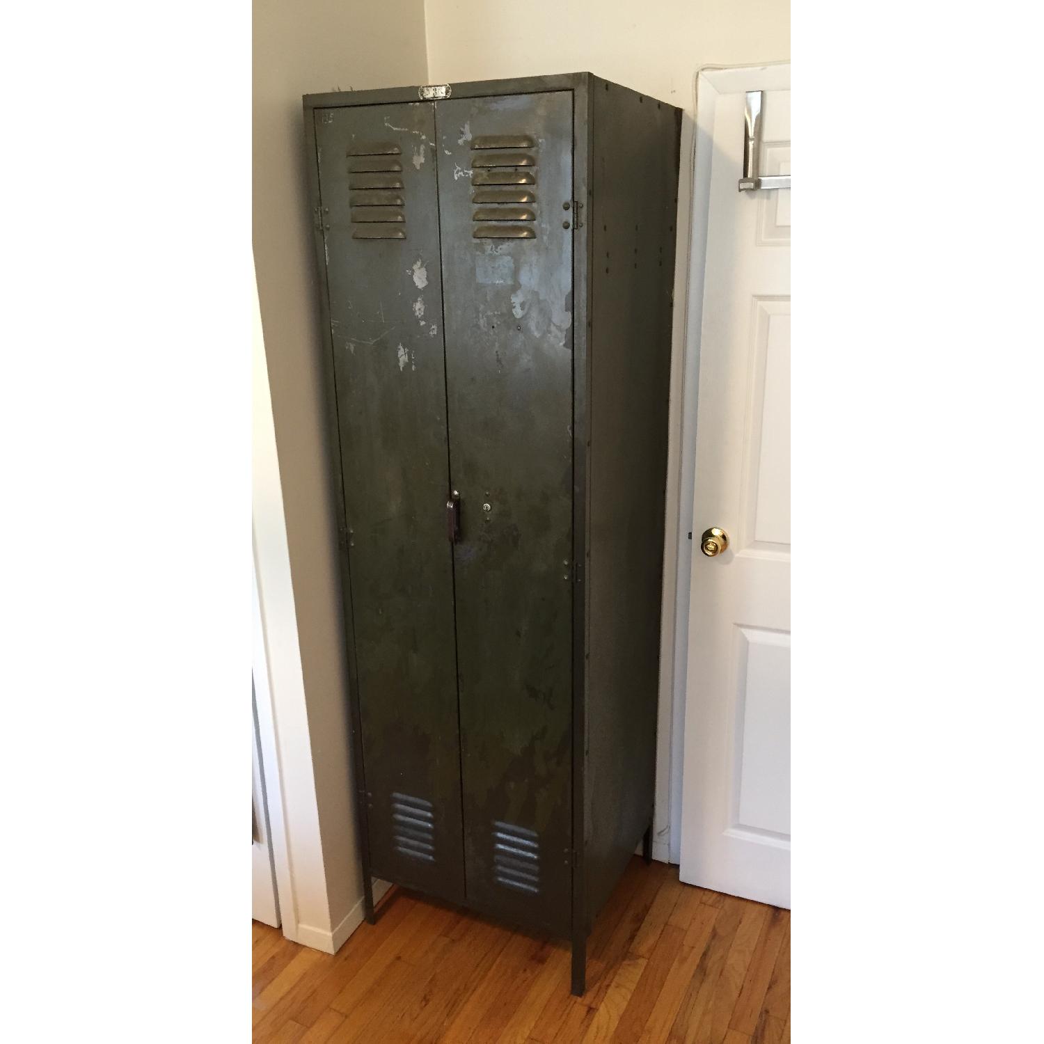Lyon Metal Products Vintage Army Locker - image-4