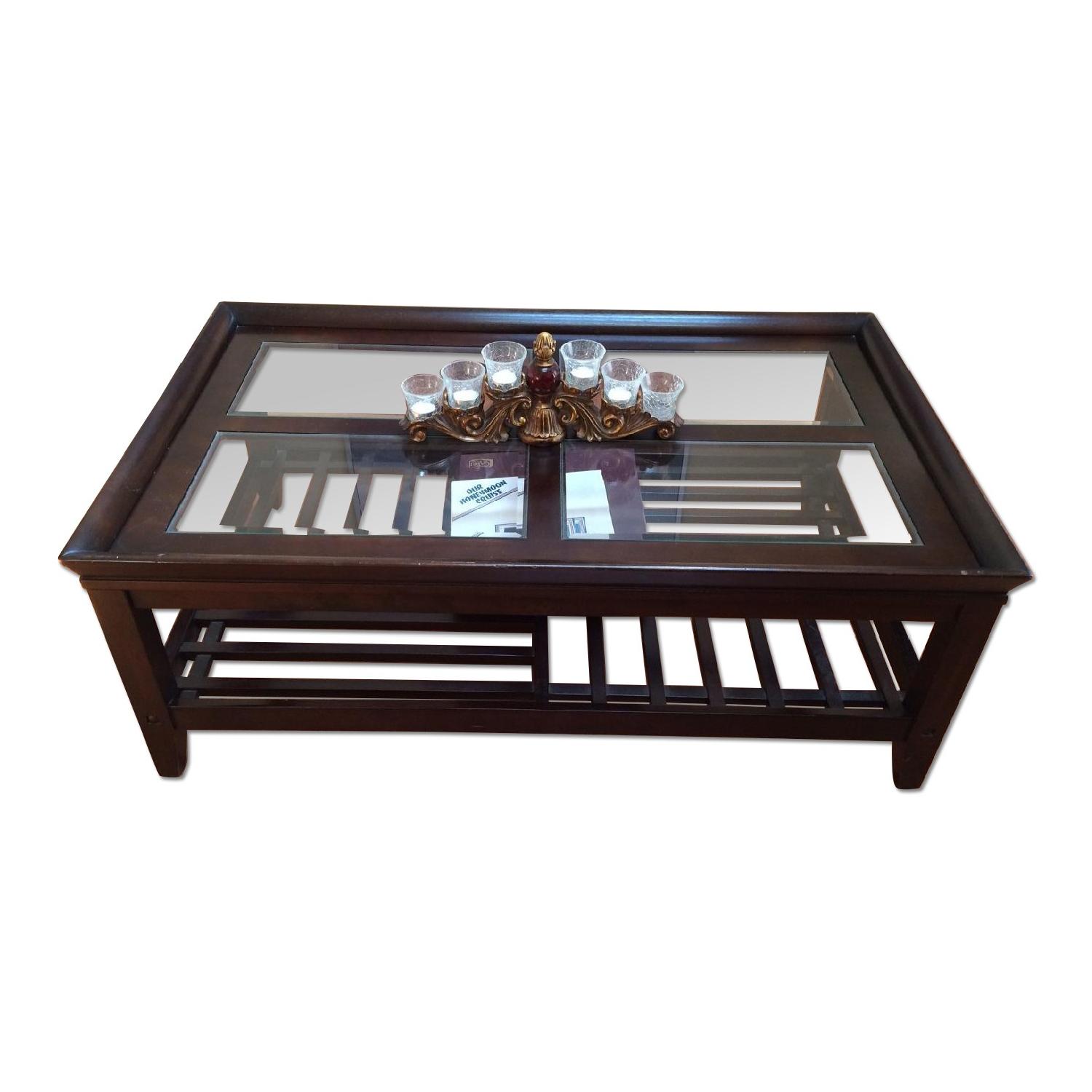 Rooms To Go 5 Piece Leather Living Room Set - image-15