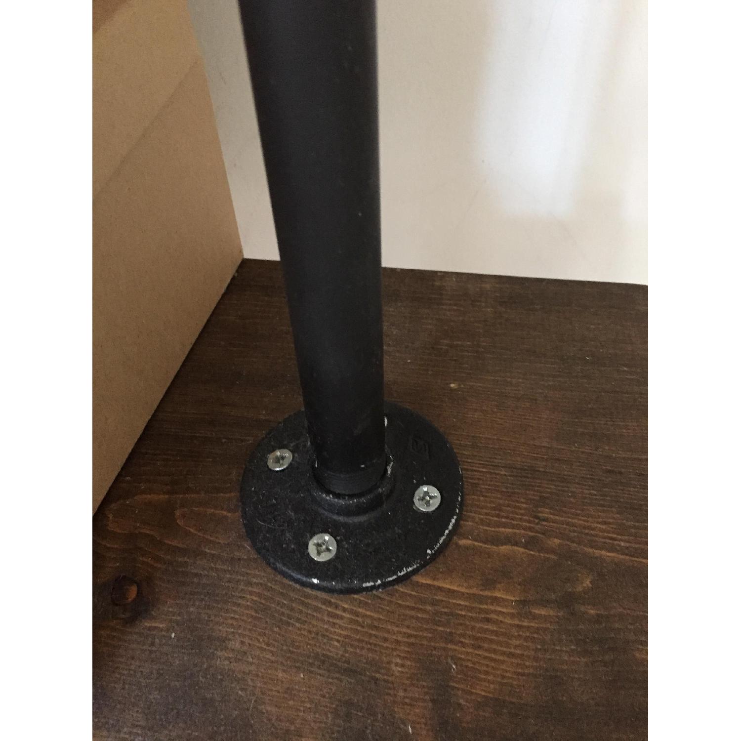 Etsy Custom Wrought Iron and Wood Hanging Rack - image-3