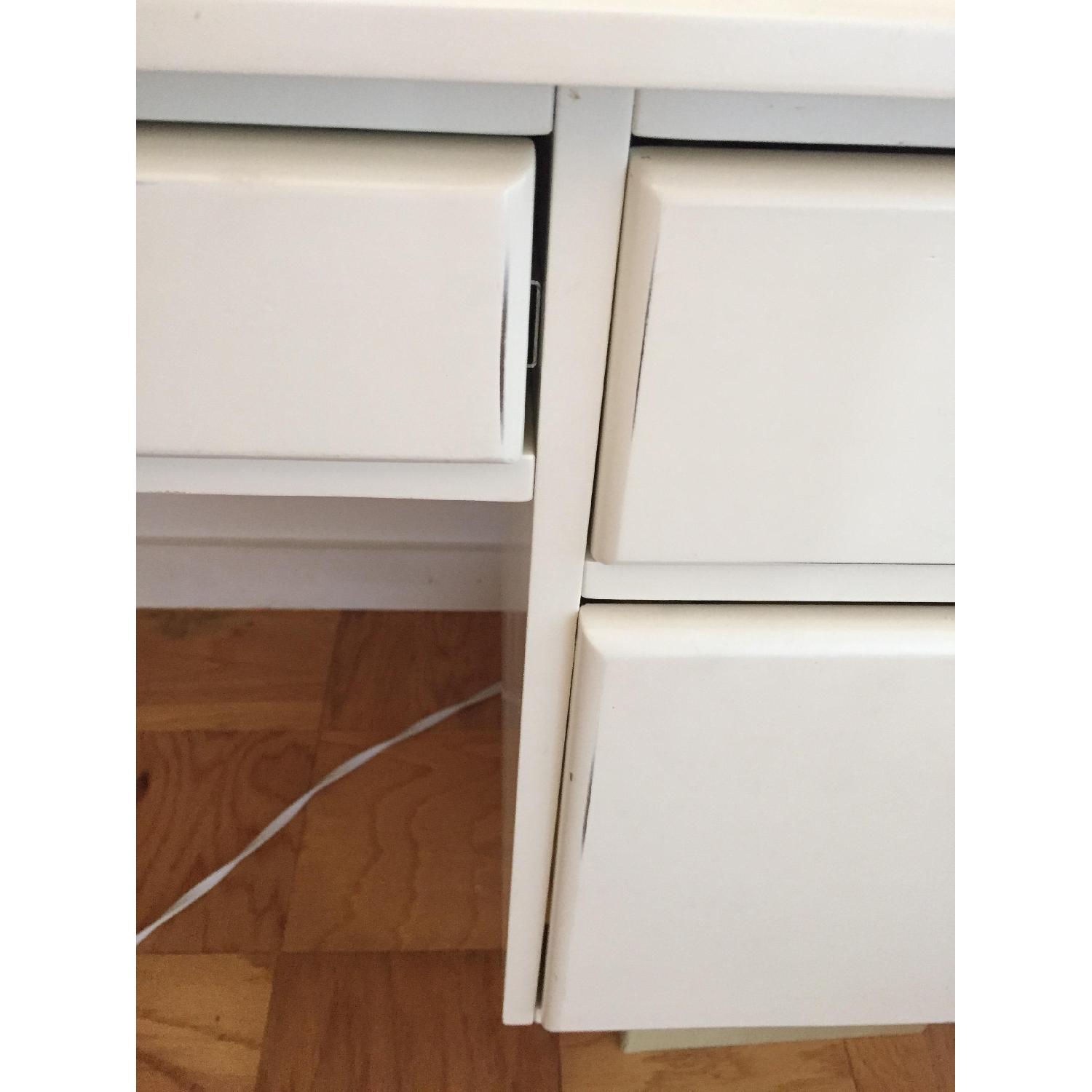 Pottery Barn White Classic Desk - image-2