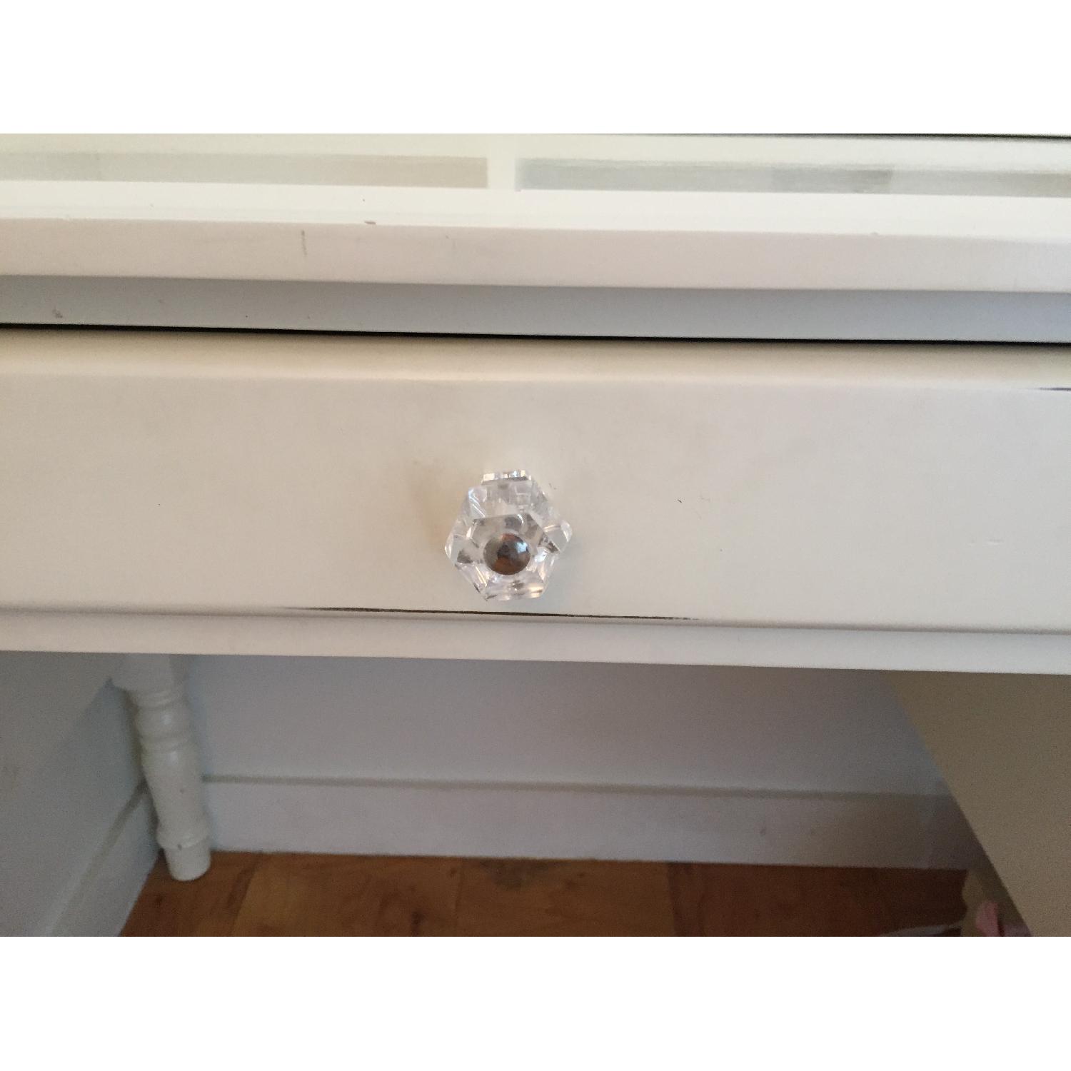 Pottery Barn White Classic Desk - image-3