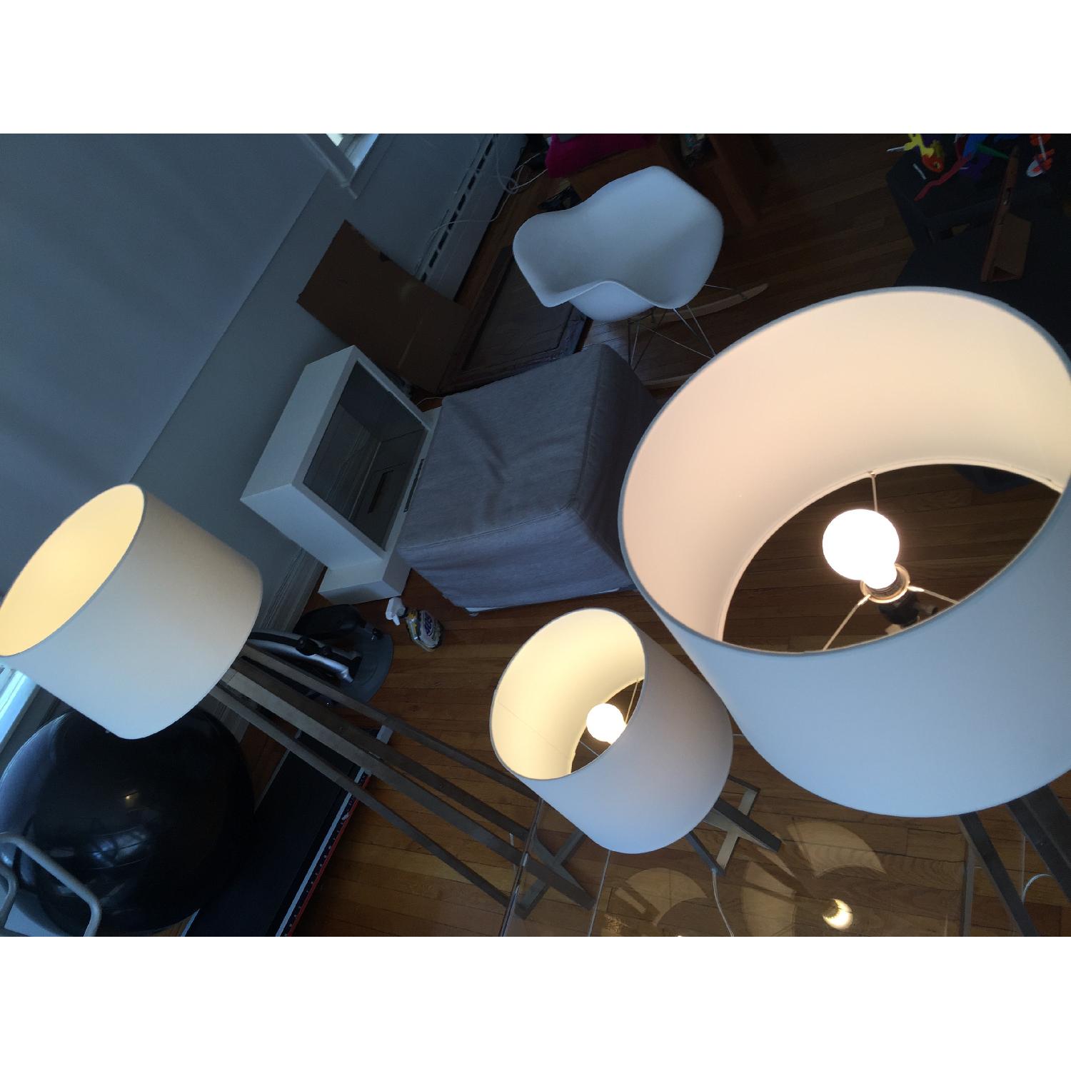 Target Threshold Metal Linear Floor Lamp + 2 Table Lamps Set of 3