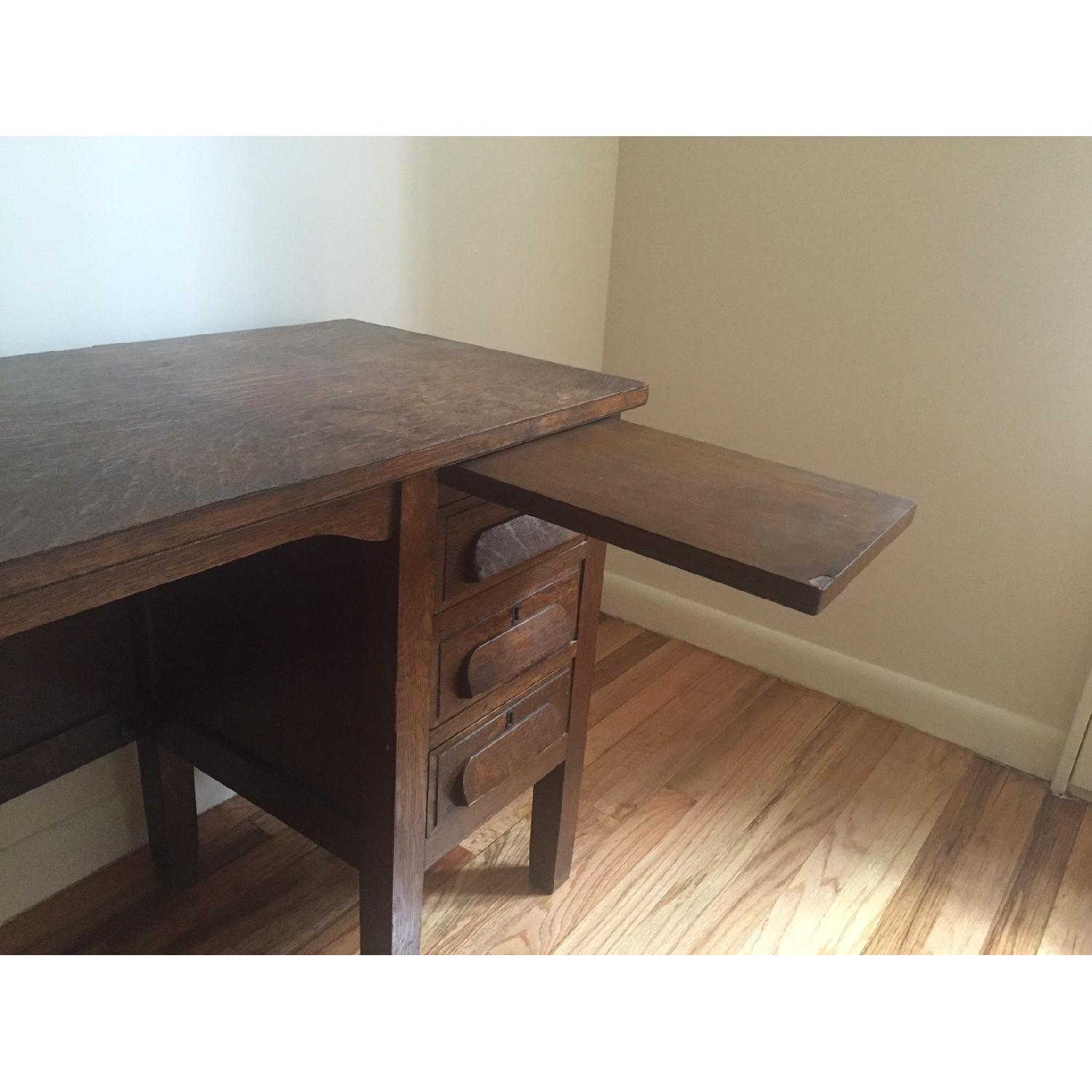 Vintage Oak Desk - image-6