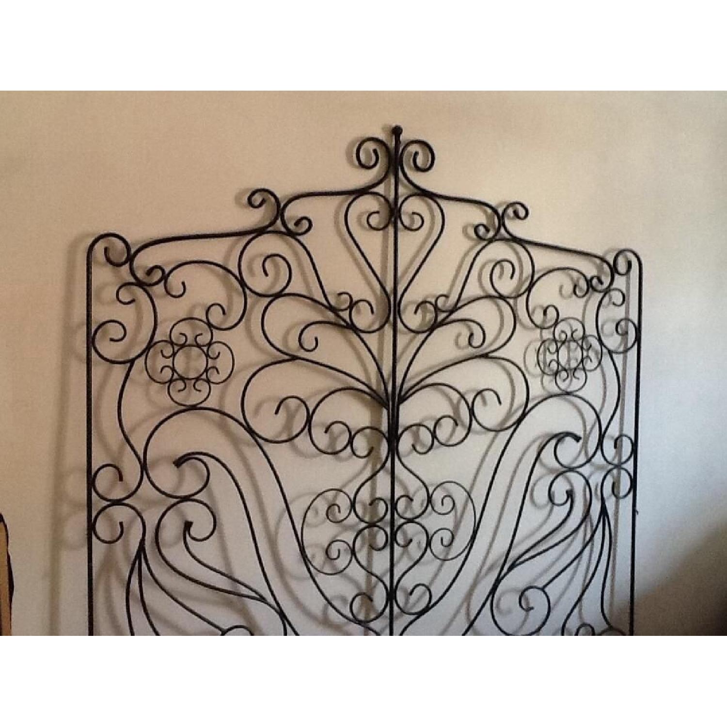 Ikea Black Wrought Iron Headboard - image-2