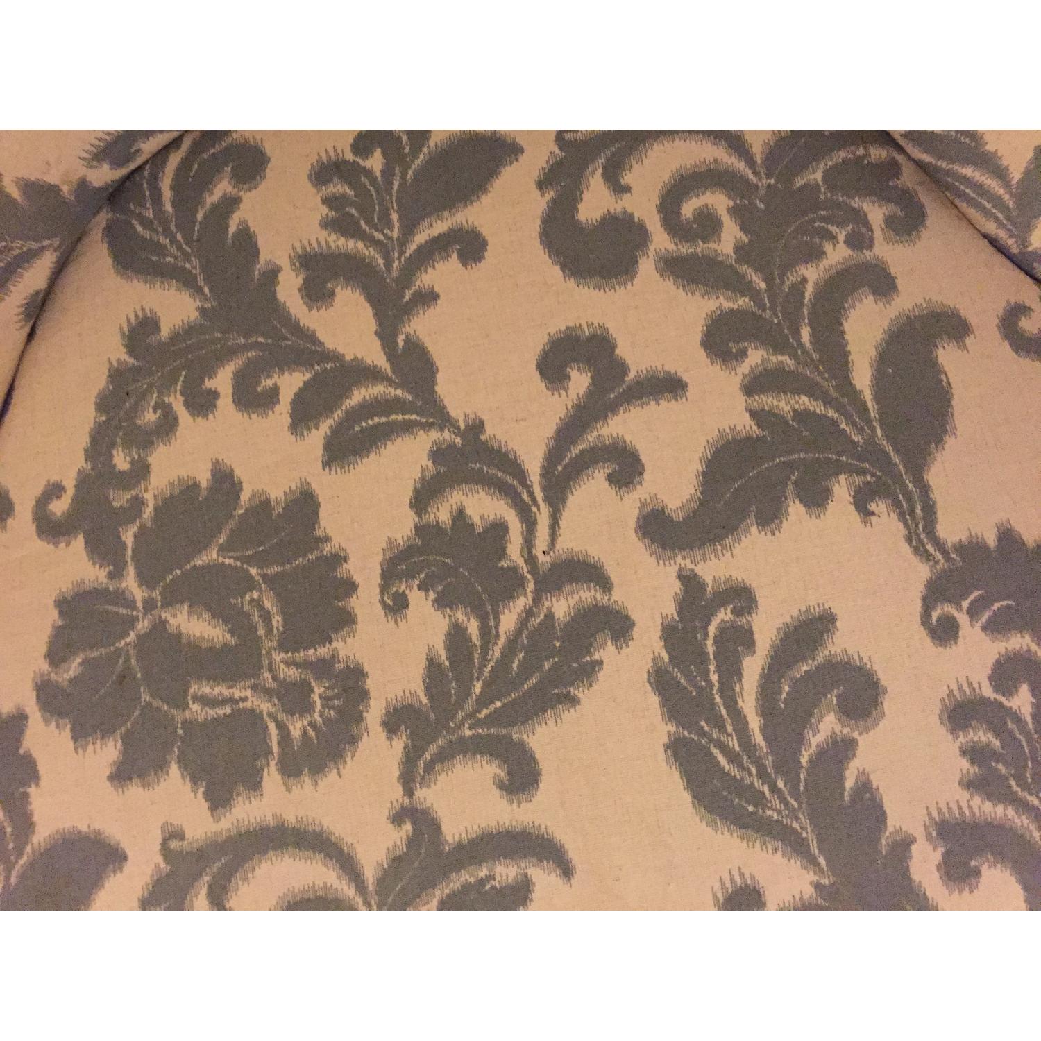 Beige and Slate Blue Chair - image-3