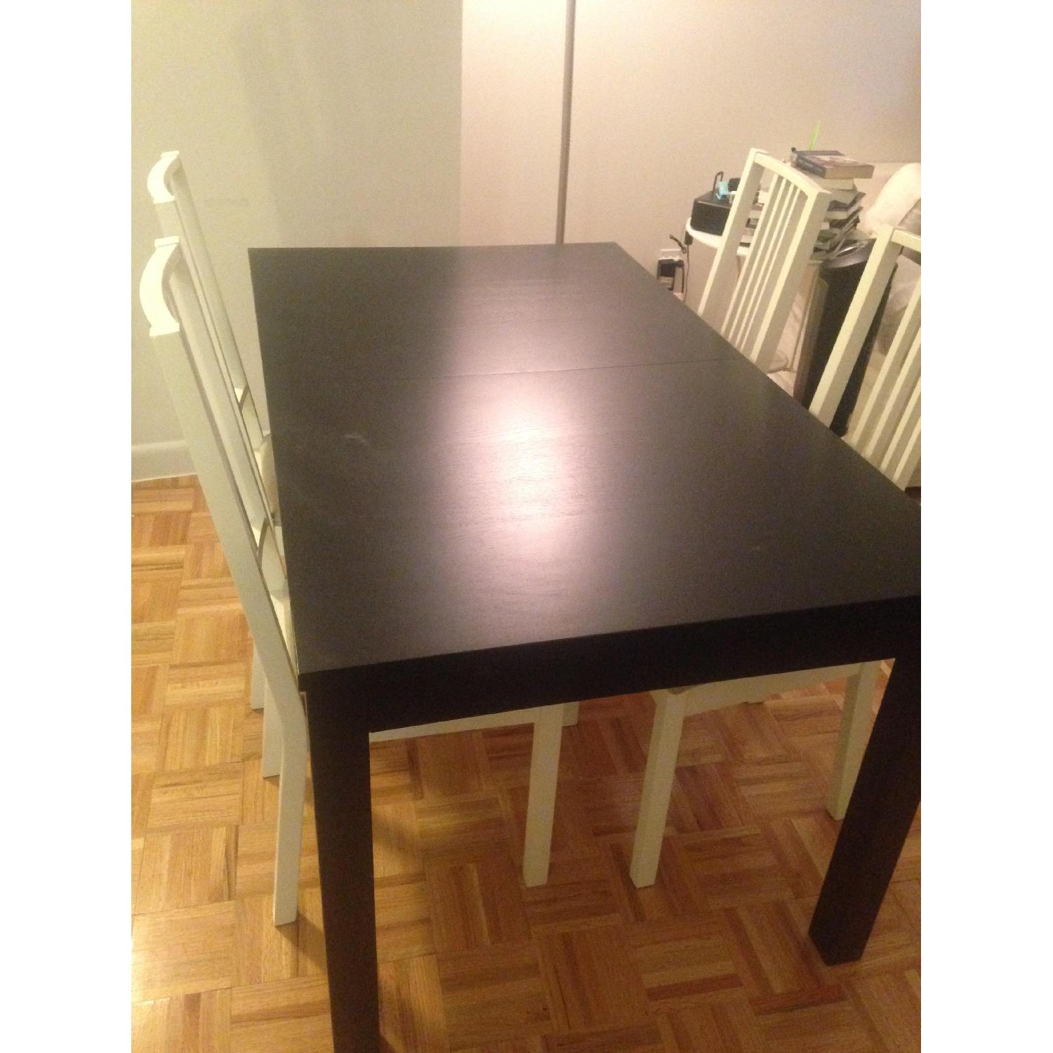 Ikea Extendable Dining Table w/ 4 Chairs - image-2