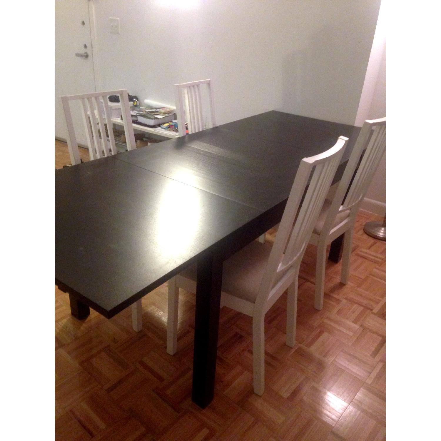 Ikea Extendable Dining Table w/ 4 Chairs - image-3