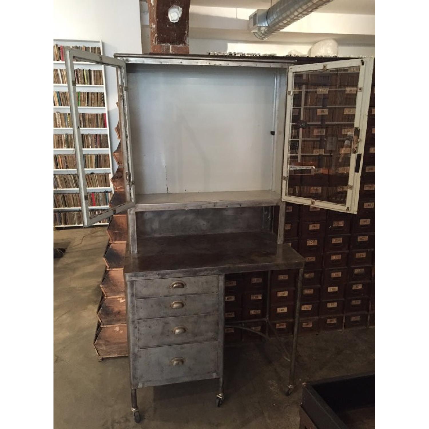 Antique Medical Cabinet - image-2