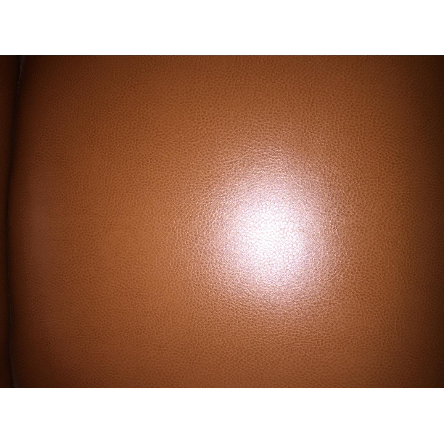 Grandin Road Oxford Leather Chair - Camel - image-4