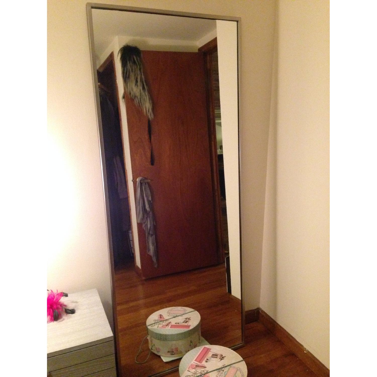 West Elm Metal Framed Floor Mirror Aptdeco