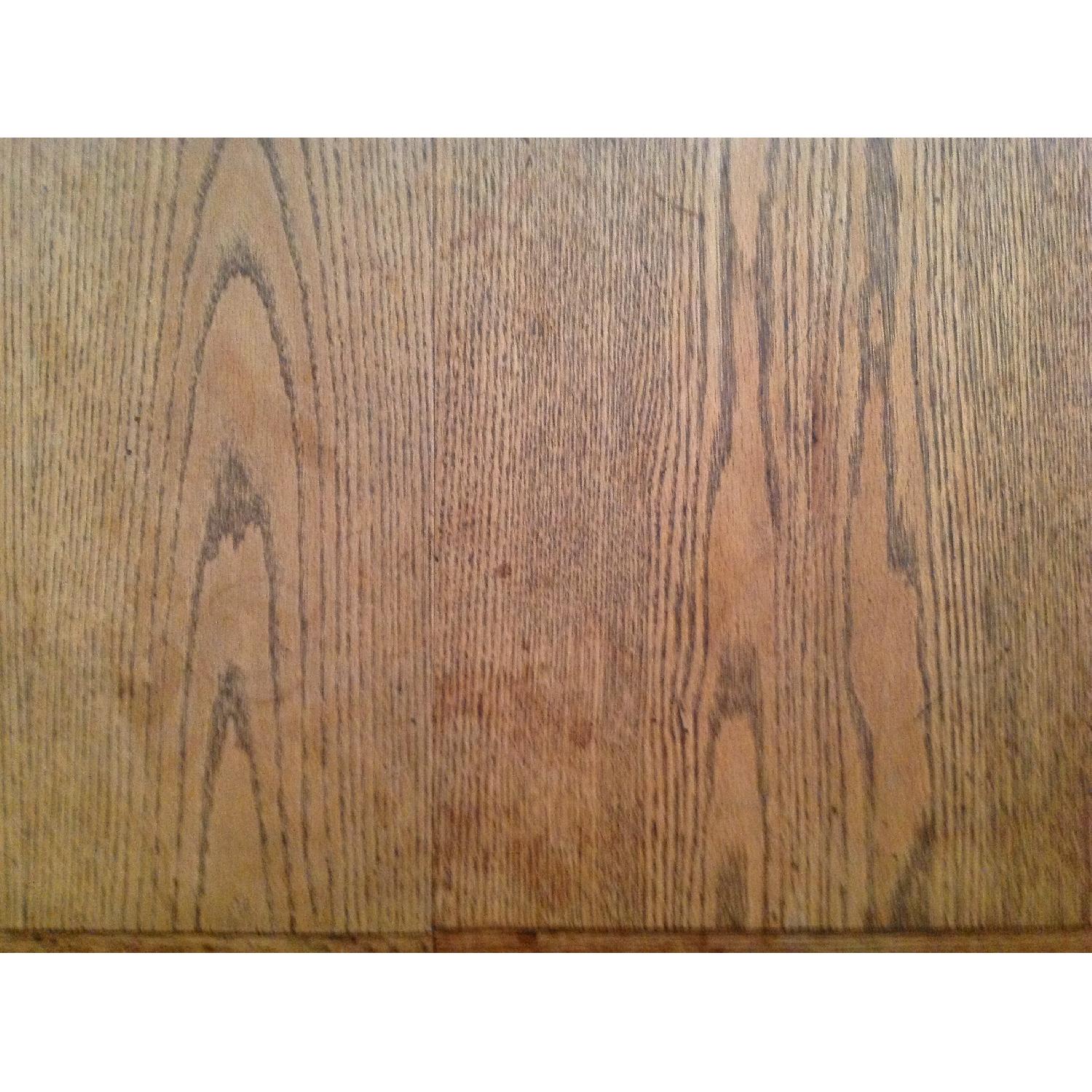 Ethan Allen Vintage Solid Oak Table w/ 4 Chairs - image-7