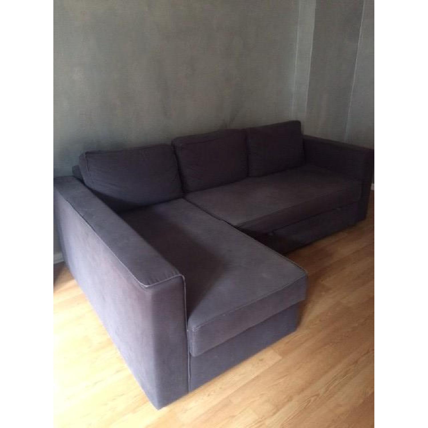Ikea Sleeper Sofa with Storage - image-1