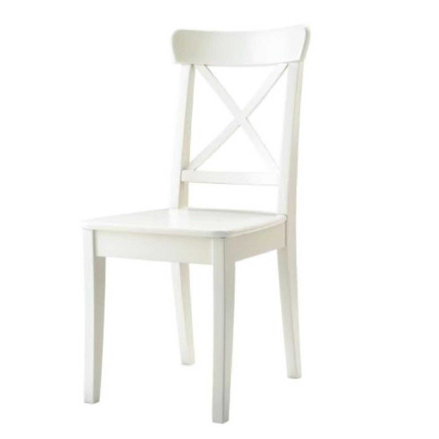 Ikea Work/Dining Table w/ 4 Chairs - image-4