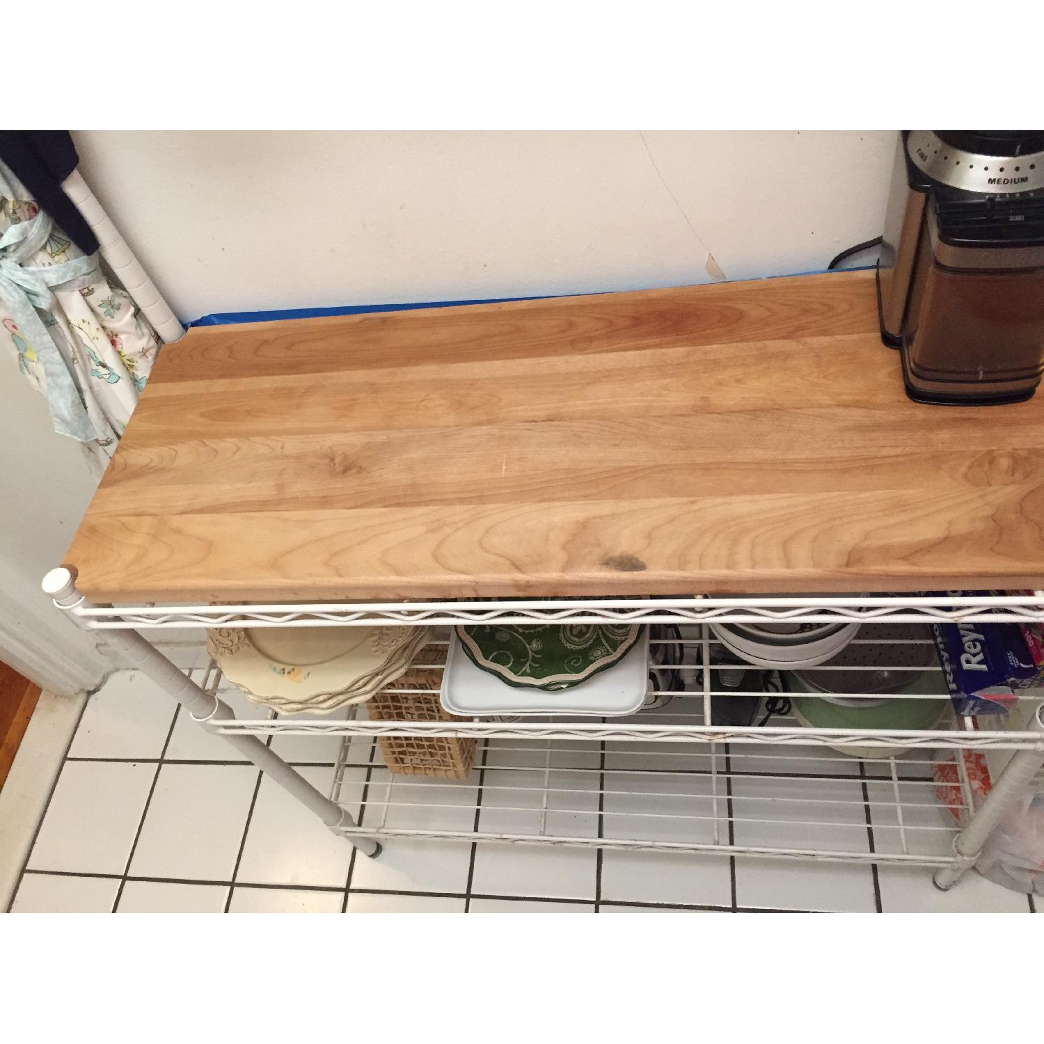 Container Store Kitchen Storage & Workspace Bakers Rack - AptDeco