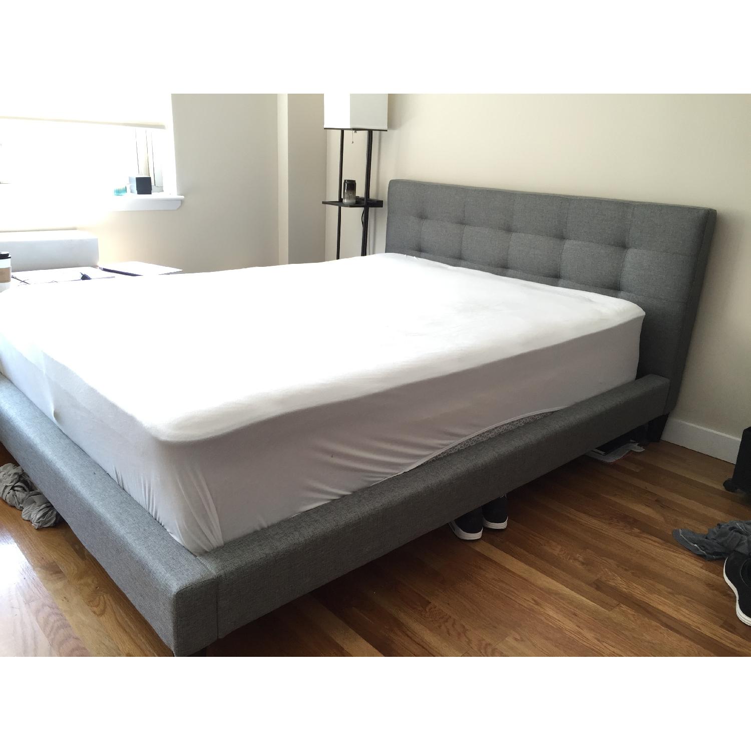 Baxton Studio Quincy Queen Bed Frame - image-2