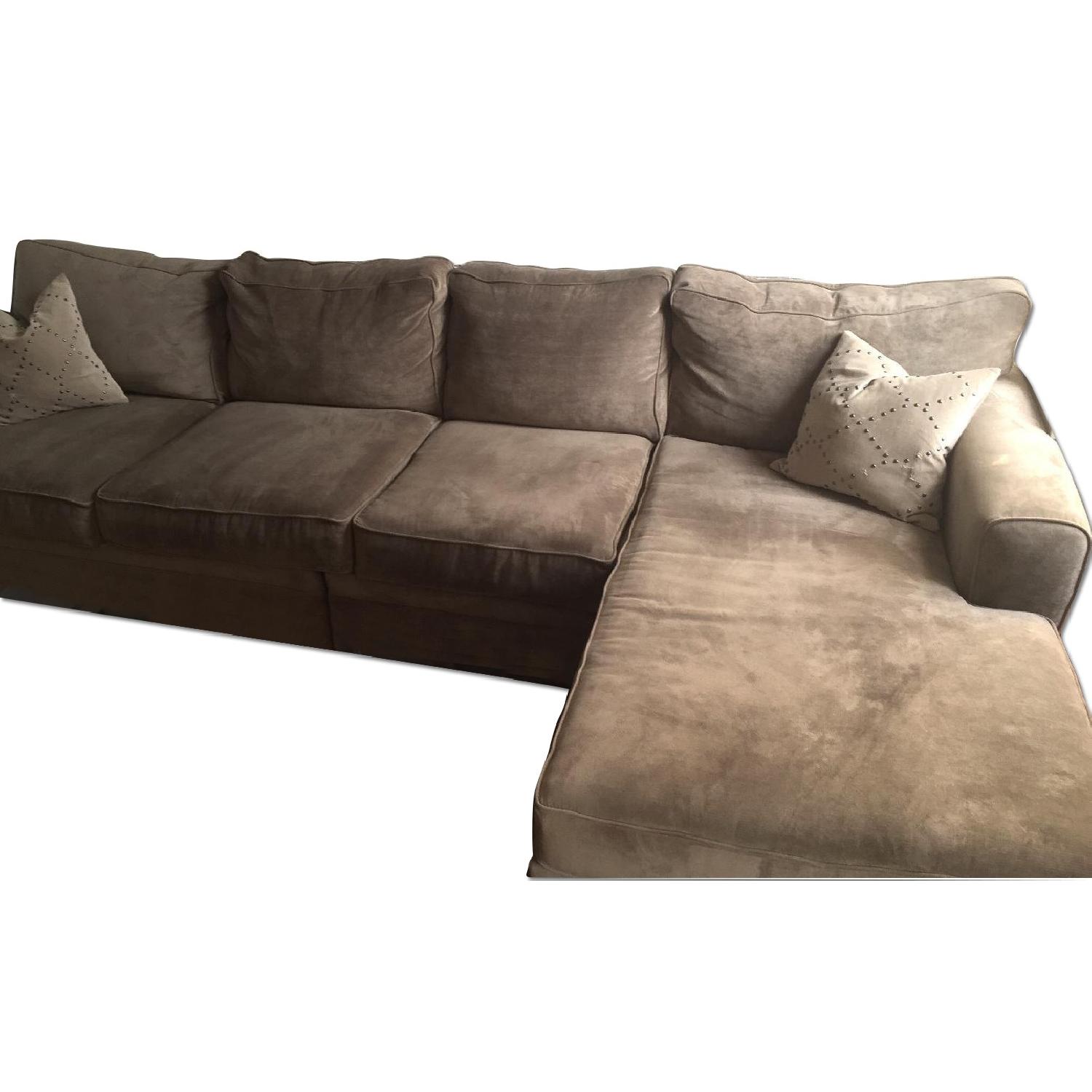 Raymour & Flanigan Sectional Sofa - AptDeco