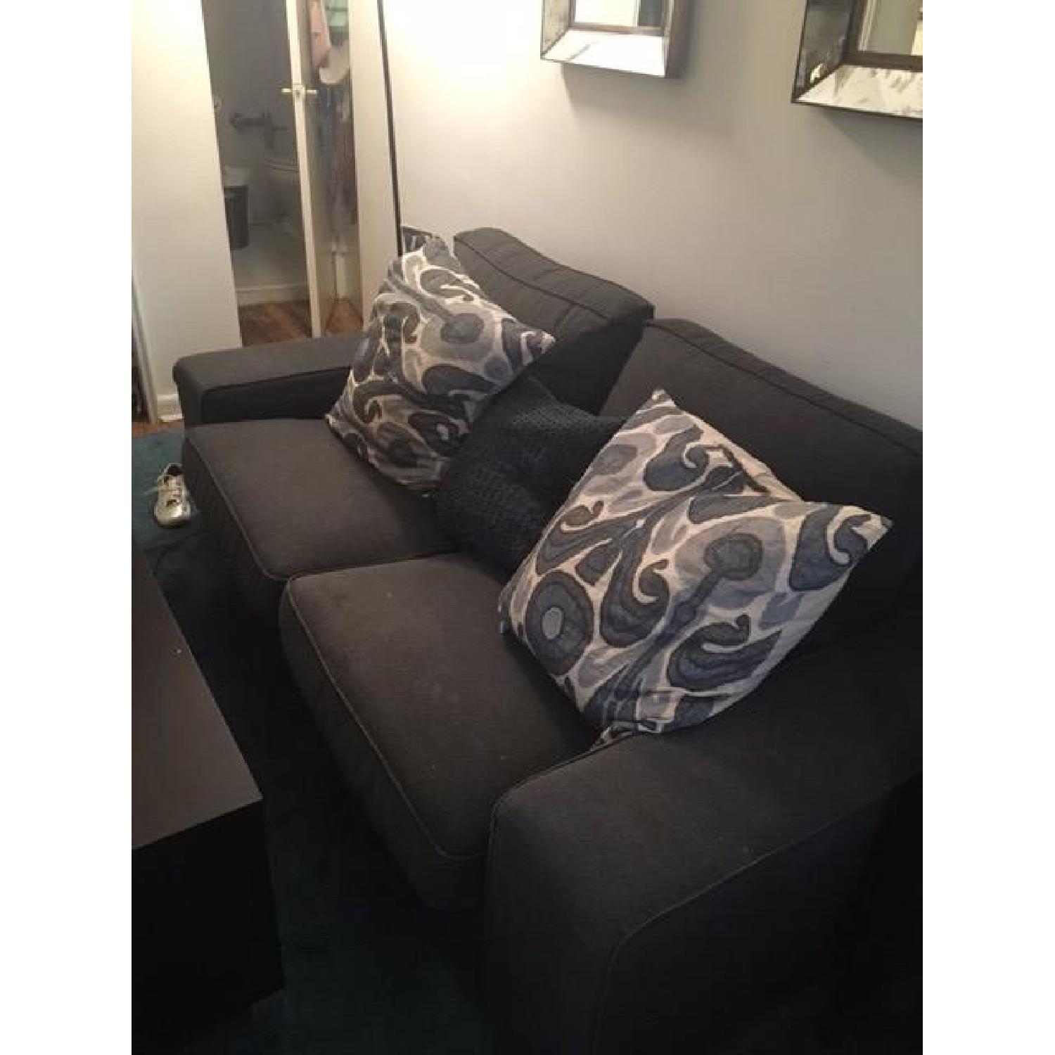 Ikea Kivik Loveseat in Grey AptDeco