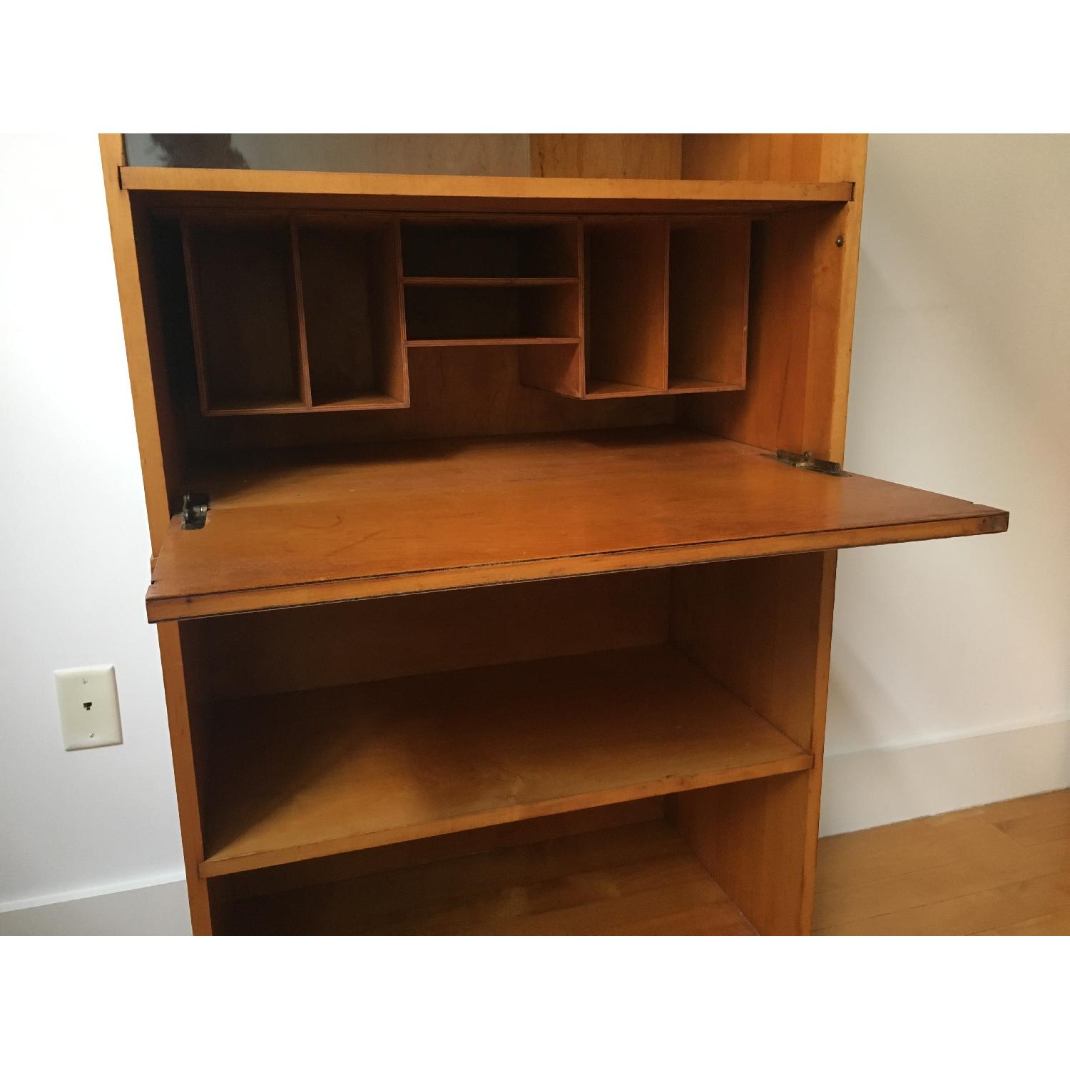 Wodden Shelf w/ Desk & Storage - image-4
