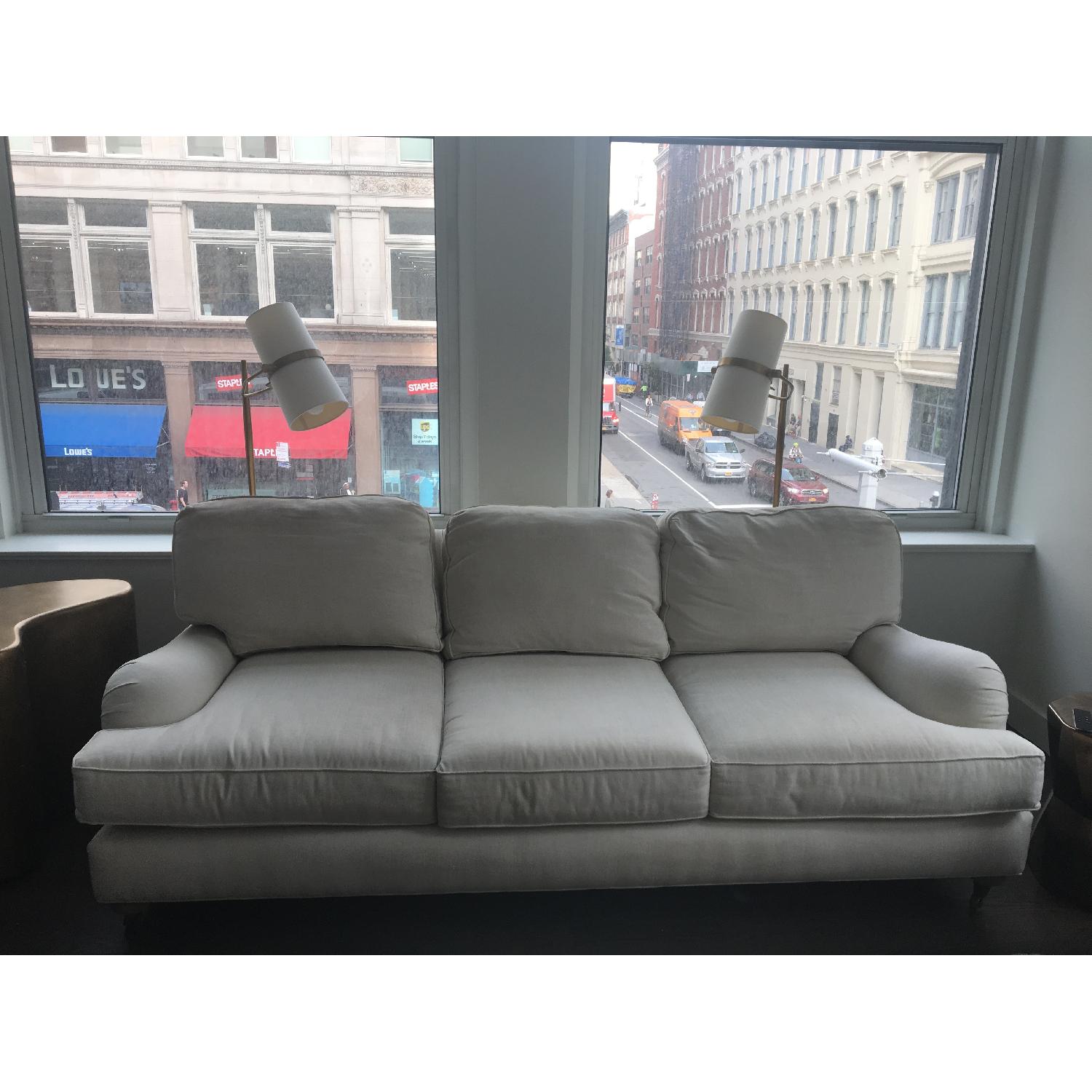 Restoration Hardware English Roll Arm Sofa - image-1