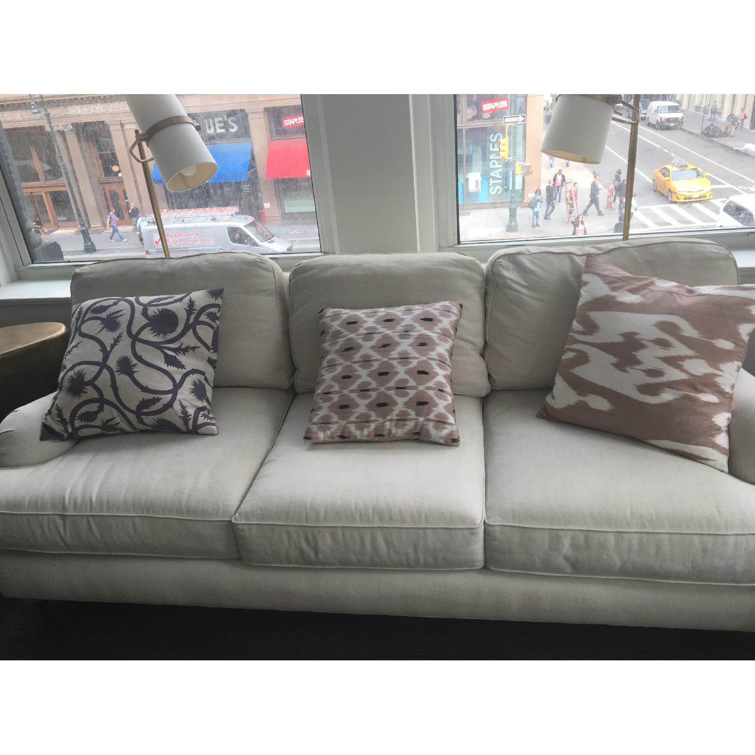 Restoration Hardware English Roll Arm Sofa - image-2