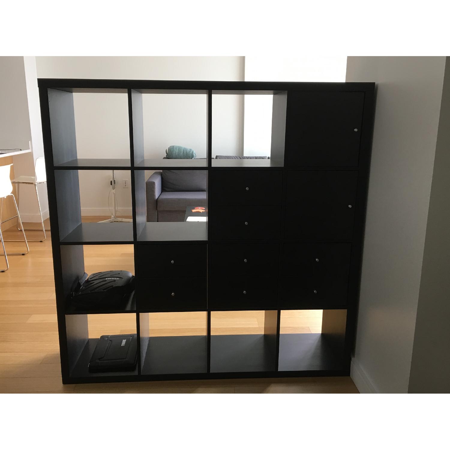 Ikea Kallax Bookshelves w/ Drawers AptDeco