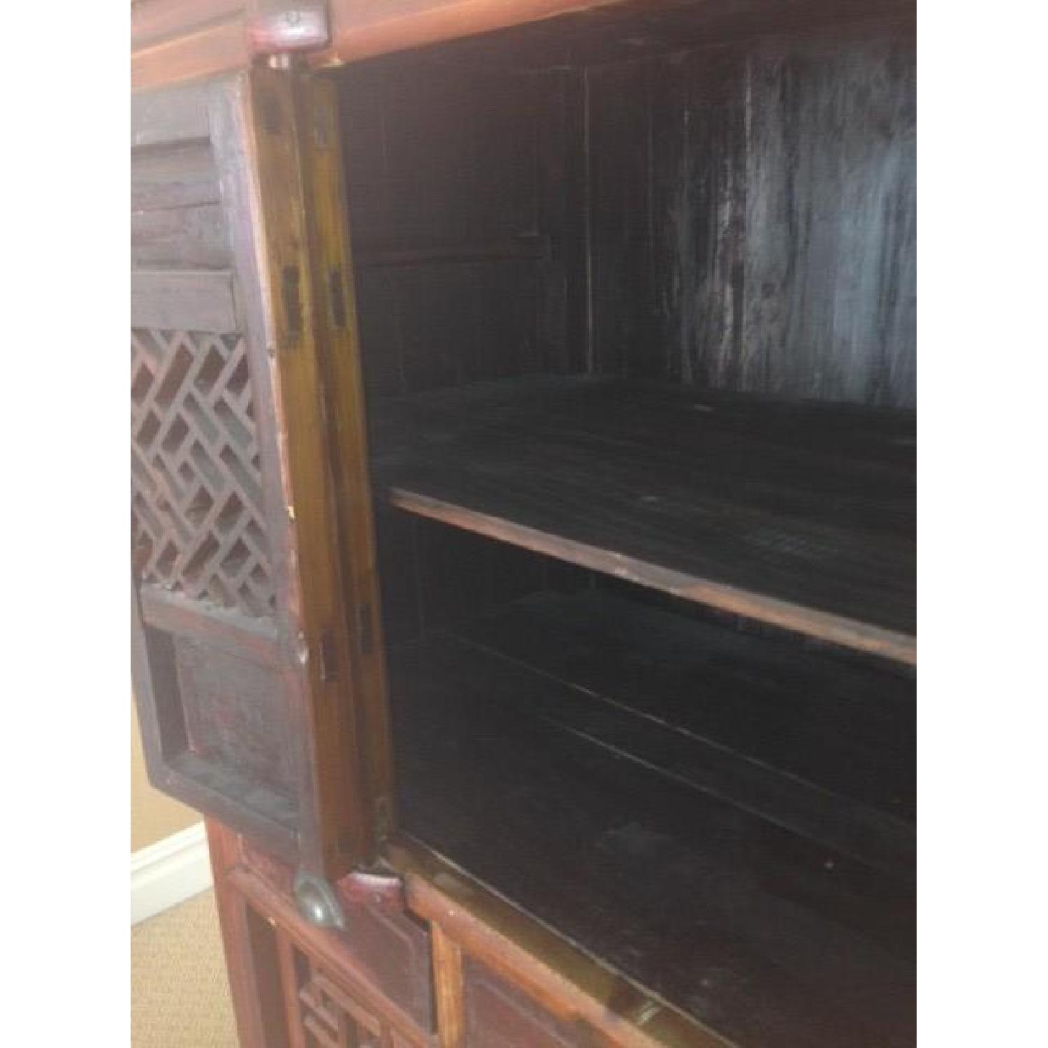 Asian Style Wood Cabinet - image-7