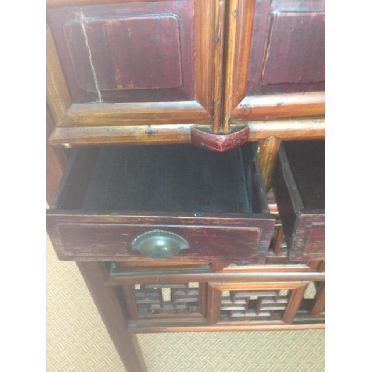 Asian Style Wood Cabinet - image-8