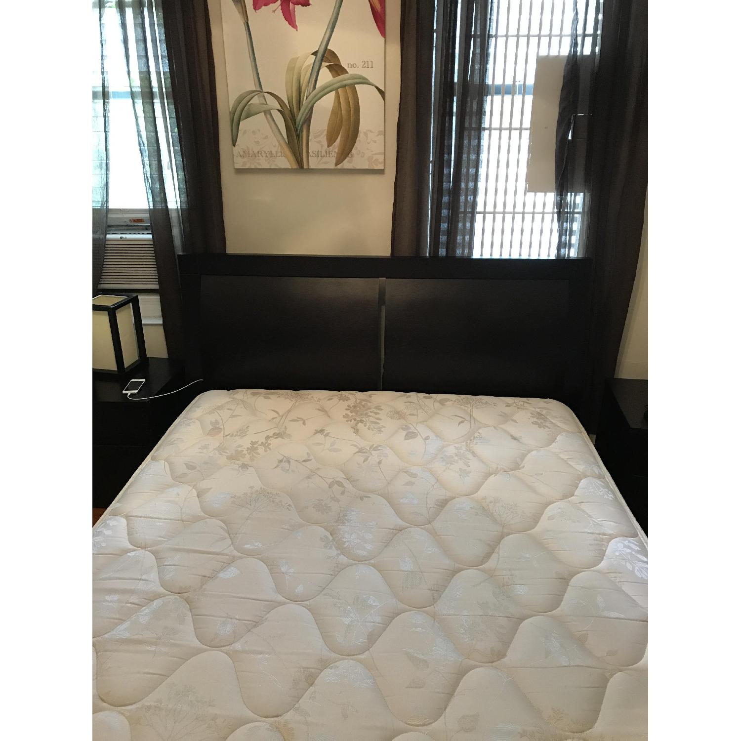 Home Elements Dark Chocolate Queen Size Platform Bed - image-5