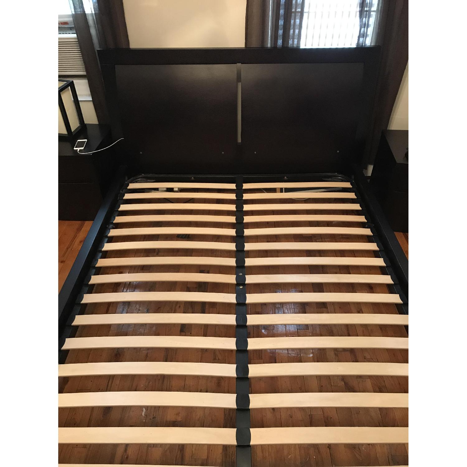 Home Elements Dark Chocolate Queen Size Platform Bed - image-6