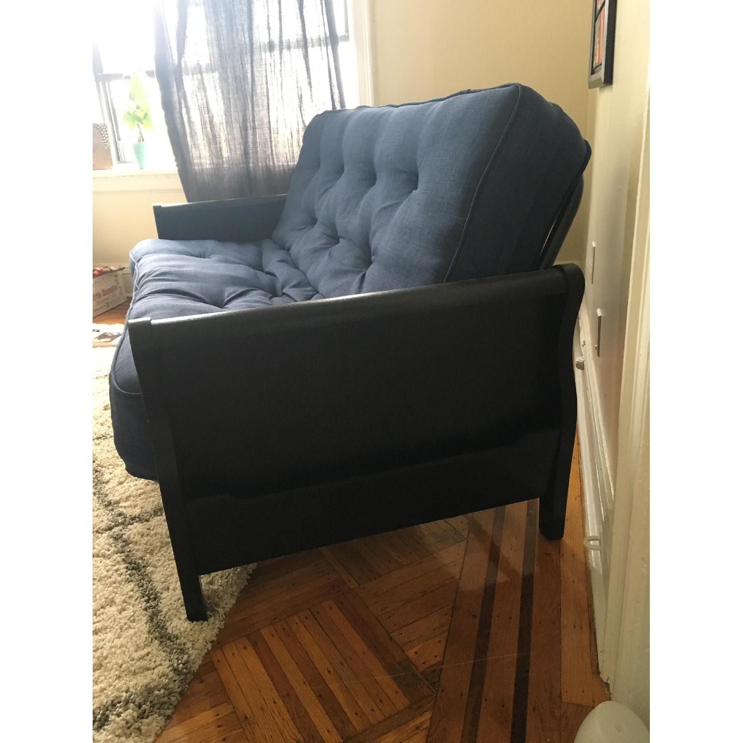 Better Homes and Gardens Blue Futon - image-2