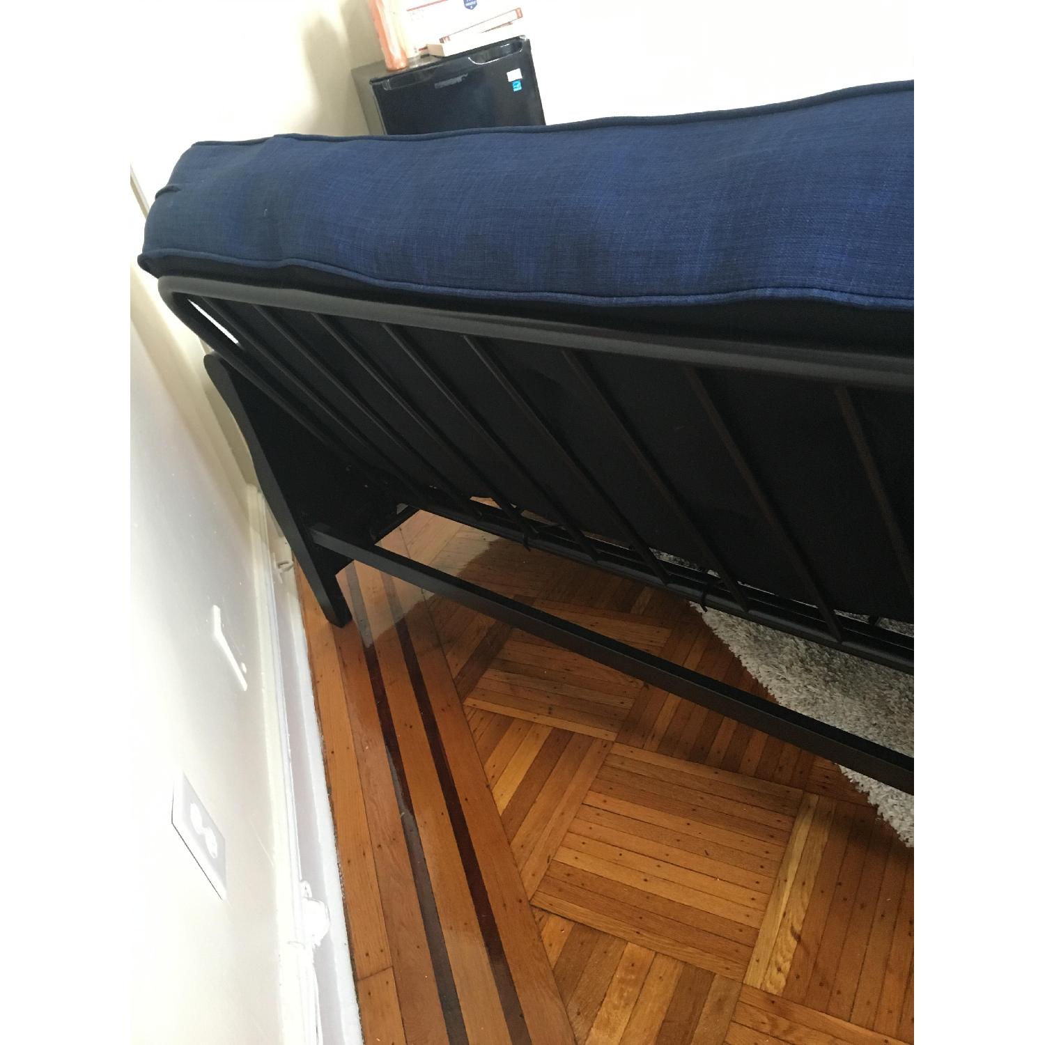 Better Homes and Gardens Blue Futon - image-3