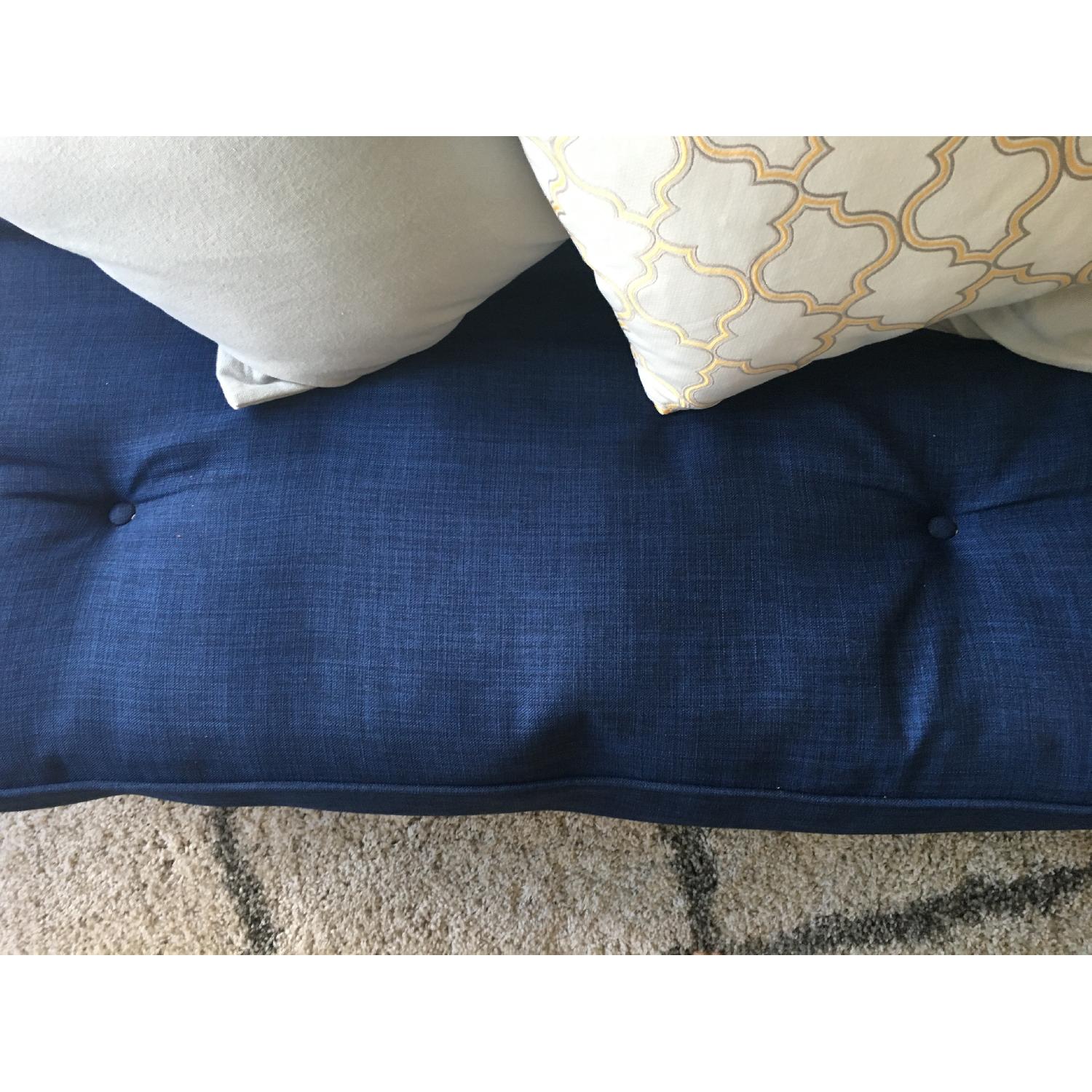 Better Homes and Gardens Blue Futon - image-7