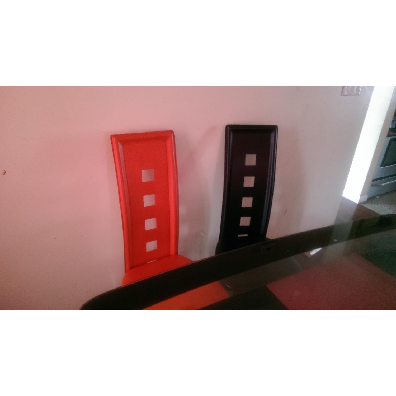 Contemporary Glass 7 Piece Dining Set - image-4